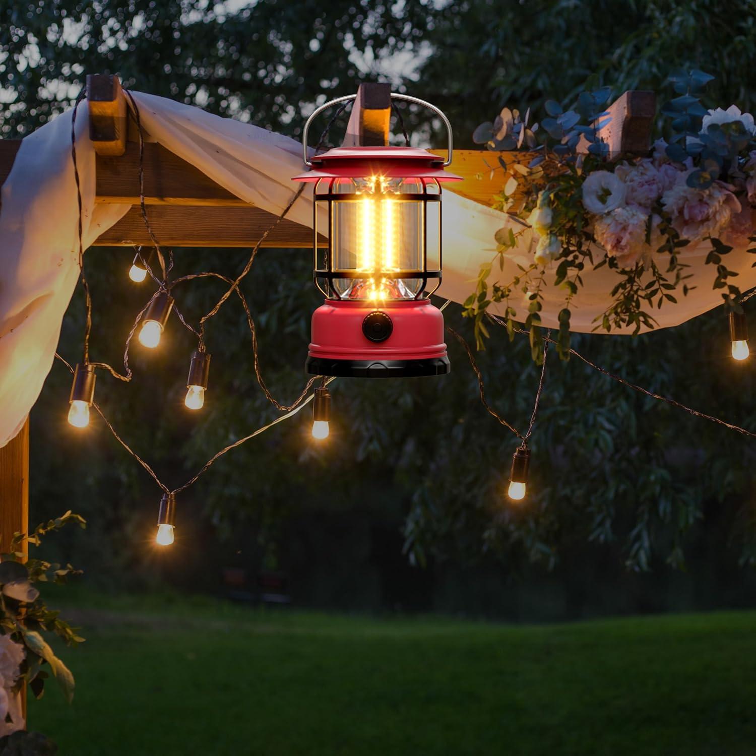 Linterna Solar LED KUNDGLA 1500LM 2600mAh 3Pack Rosa