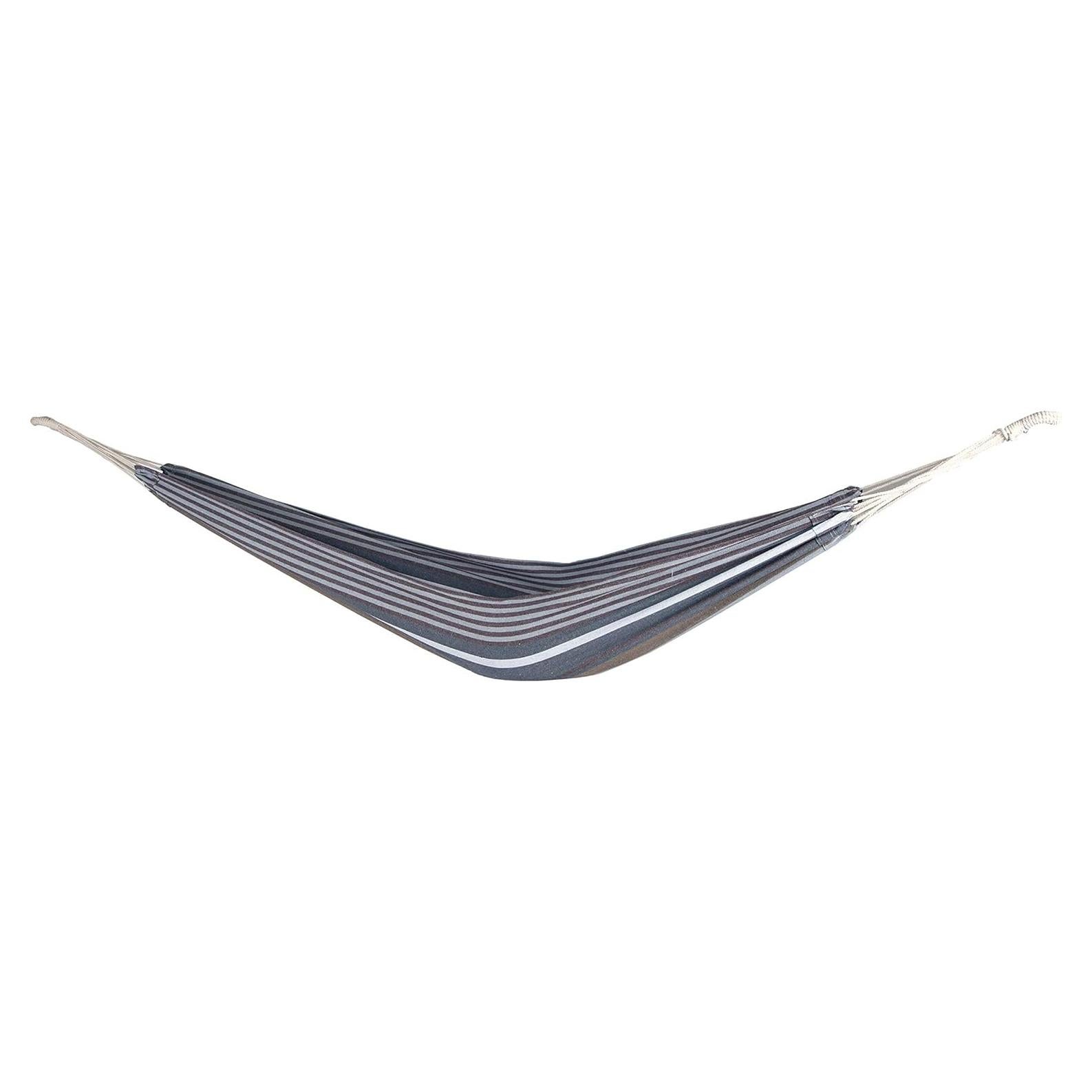 Hamaca Viajera Stansport de Algodón 198x78 cm Gris