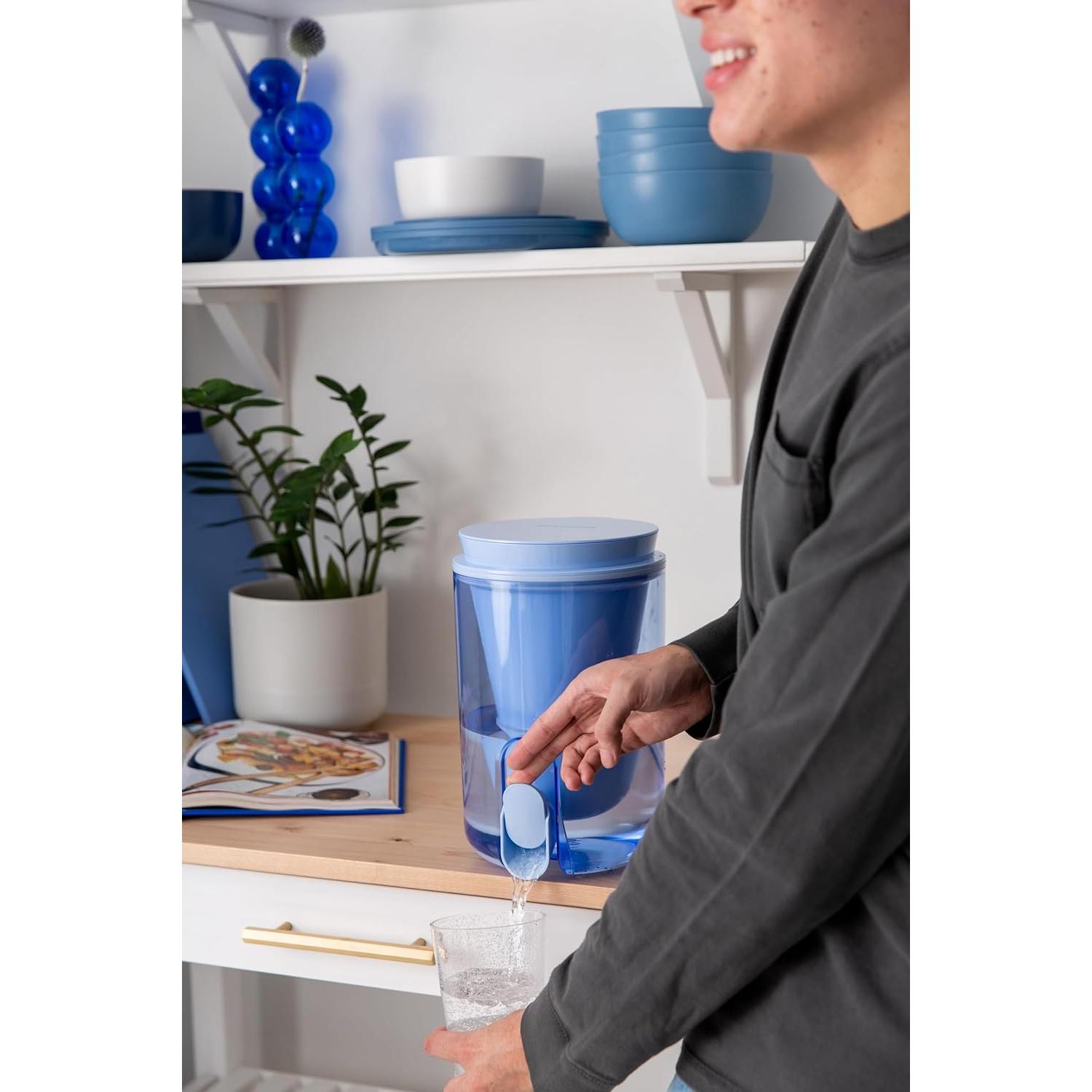 Dispensador de Filtro de Agua LifeStraw Home 10 Tazas Azul