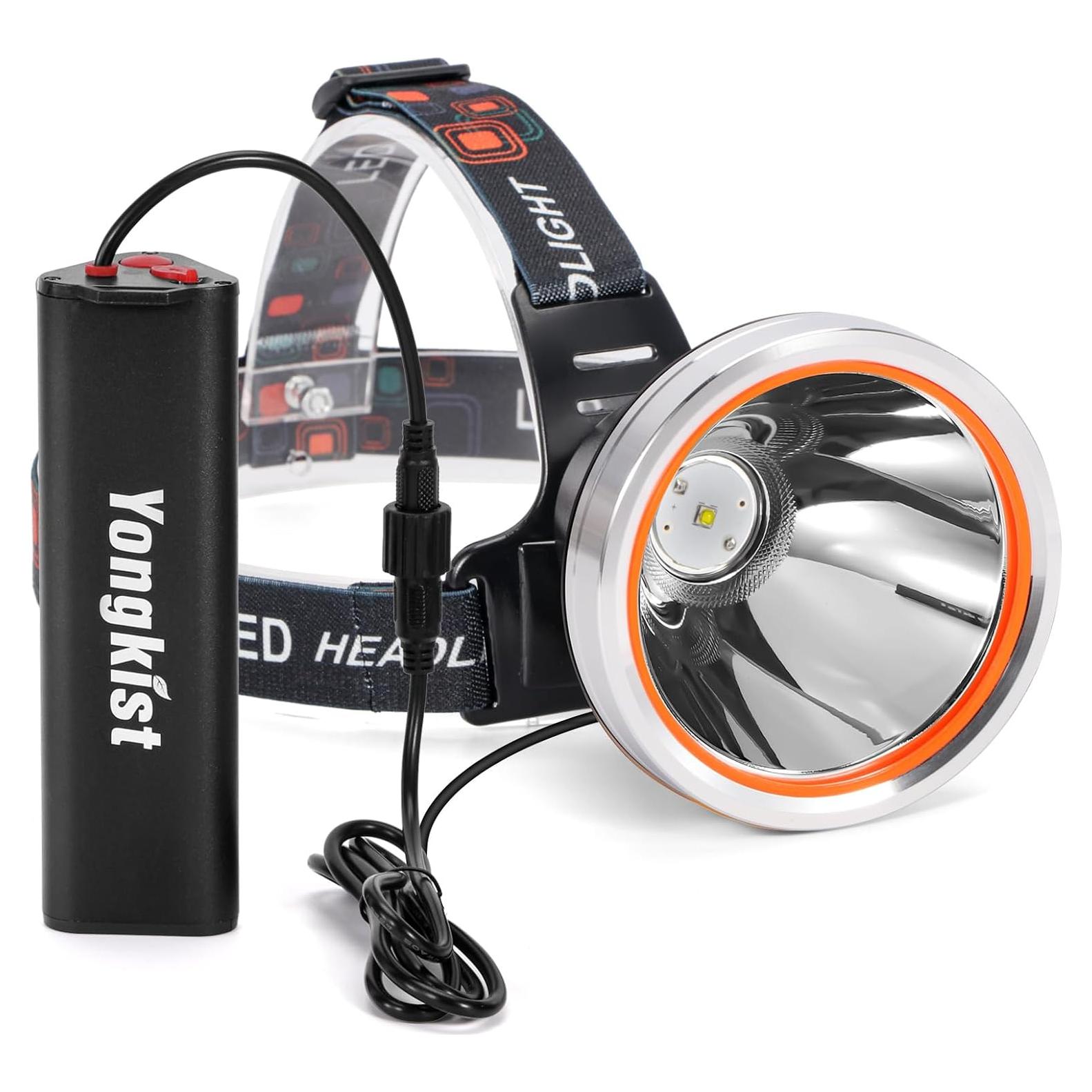 Linterna Frontal LED Yongkist 8401 Recargable Impermeable