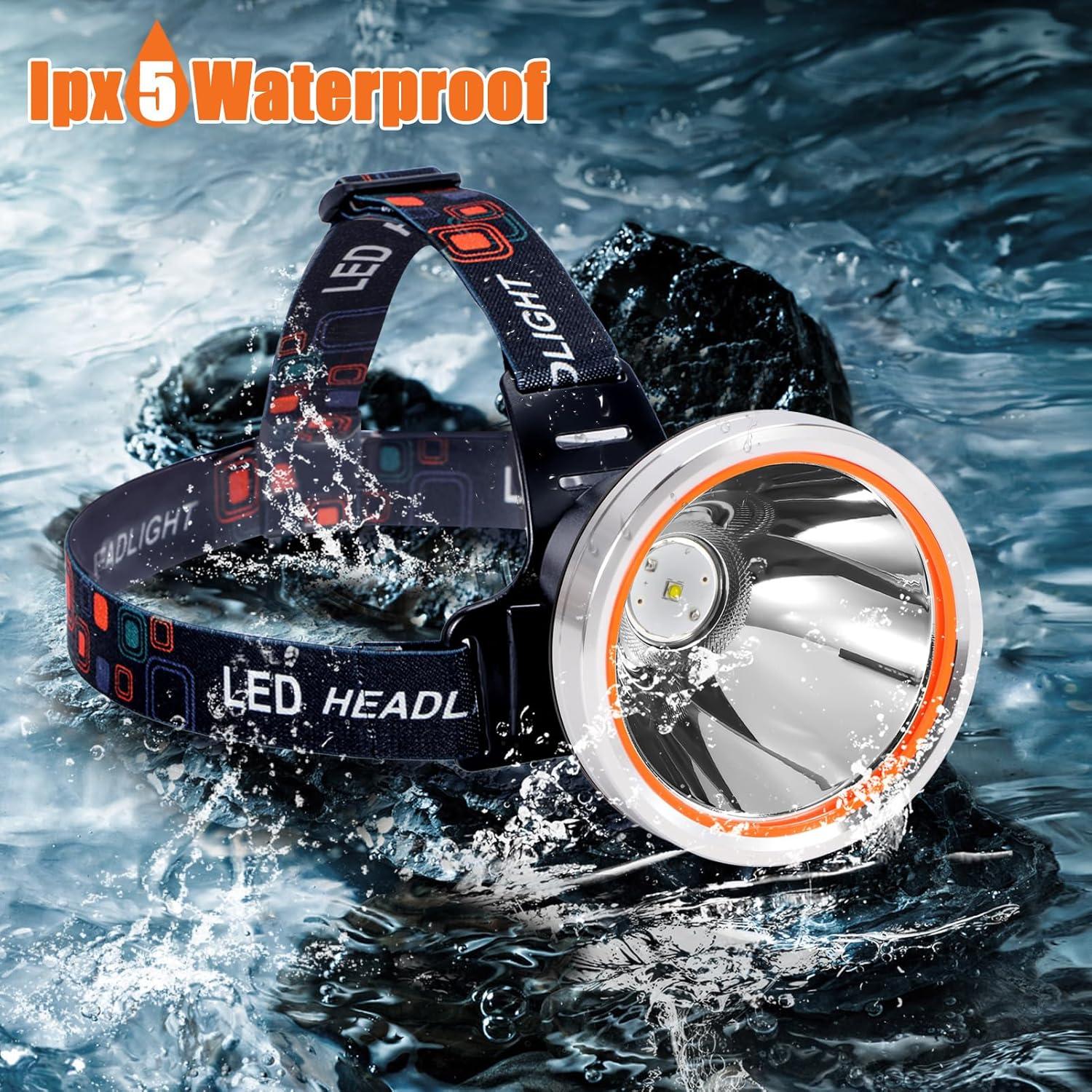 Linterna Frontal LED Yongkist 8401 Recargable Impermeable