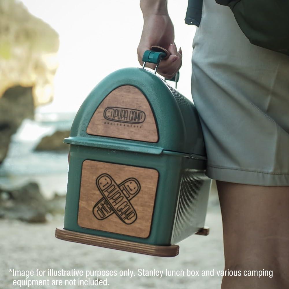 Posavasos Magnéticos de Madera PUPA CAMP para Stanley 10QT