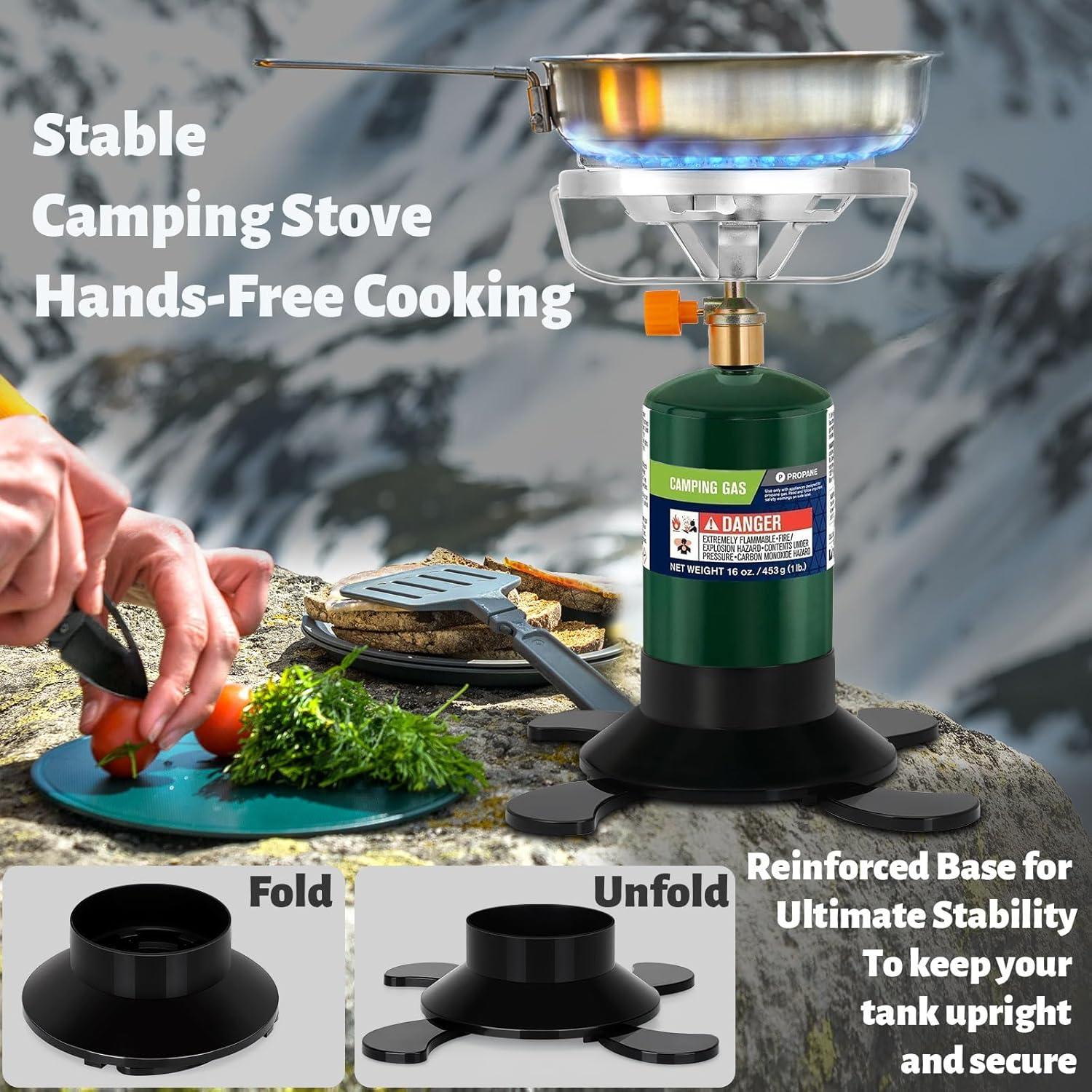 Estufa de Camping de Propano Portátil 1 Quemador Aluminio
