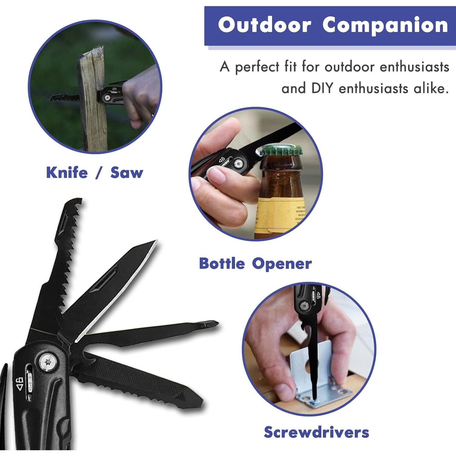 Martillo Multiherramienta 12 en 1 MeeGaier con Caja de Regalo