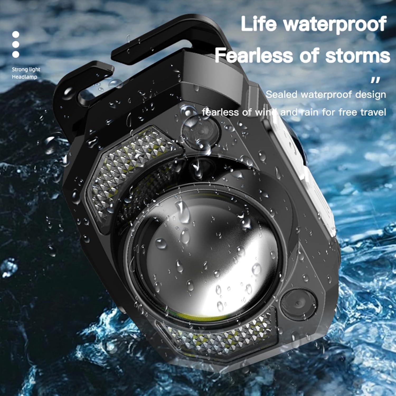 Linterna Frontal Recargable BiteBoom 600m 6 Modos USB C