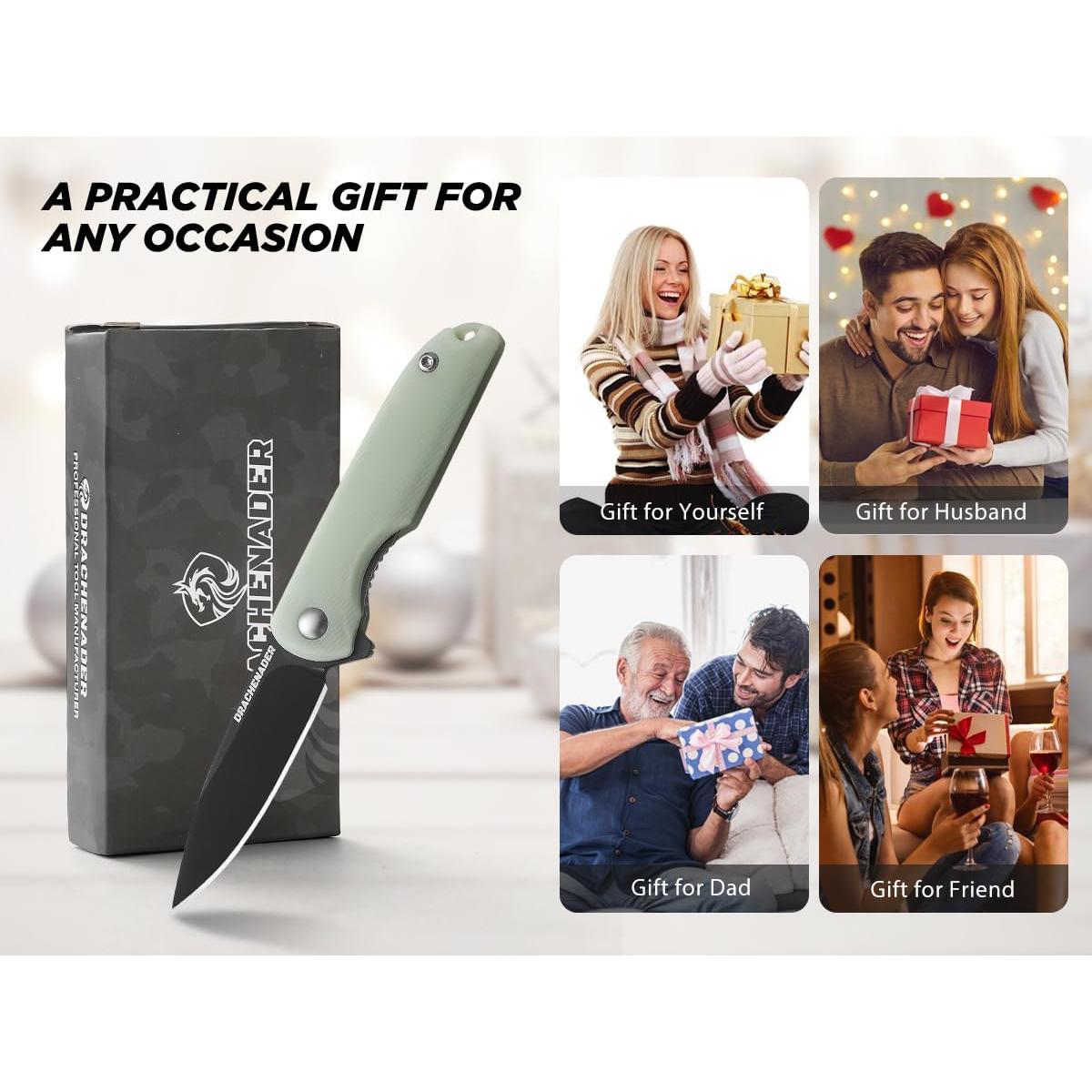 Cuchillo Plegable DRACHENADER MINI FREE WOLF 12.7 cm EDC