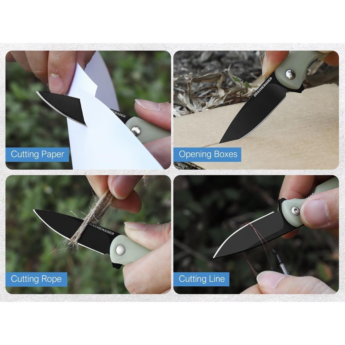 Cuchillo Plegable DRACHENADER MINI FREE WOLF 12.7 cm EDC