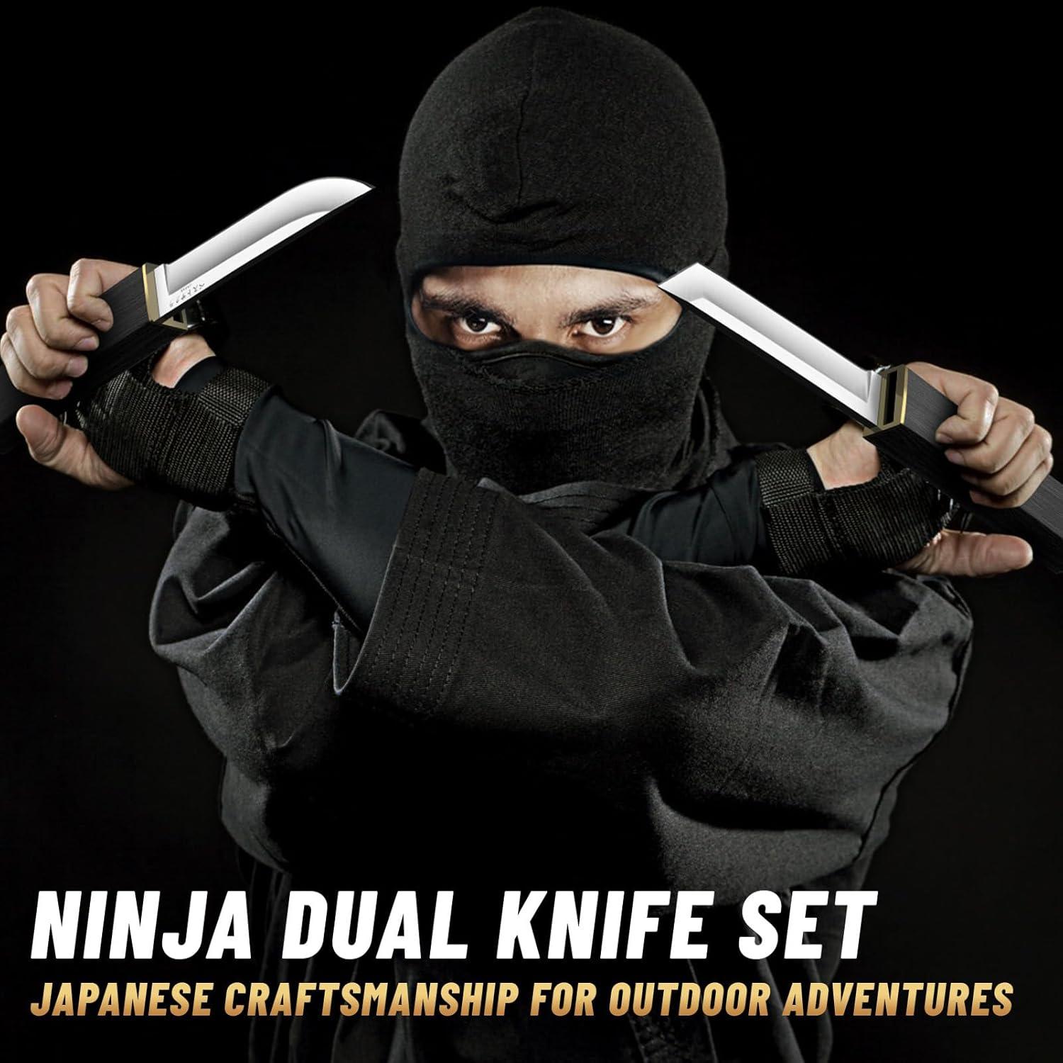 Conjunto de cuchillos Moontay Mini Katana Tanto - 24.9 cm