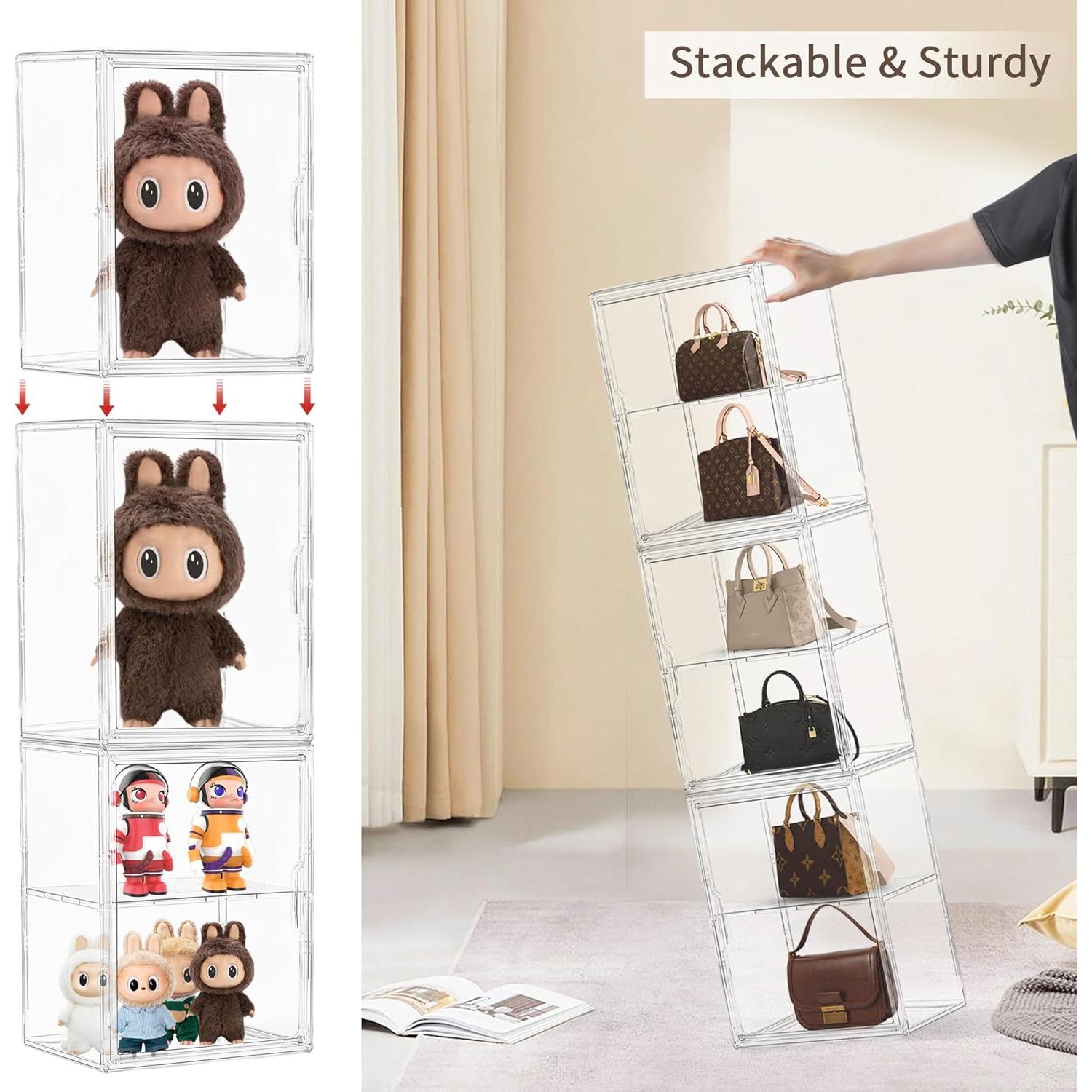 Caja de Exhibición Acrílica Grande Lifelongpal con Divisor Removible