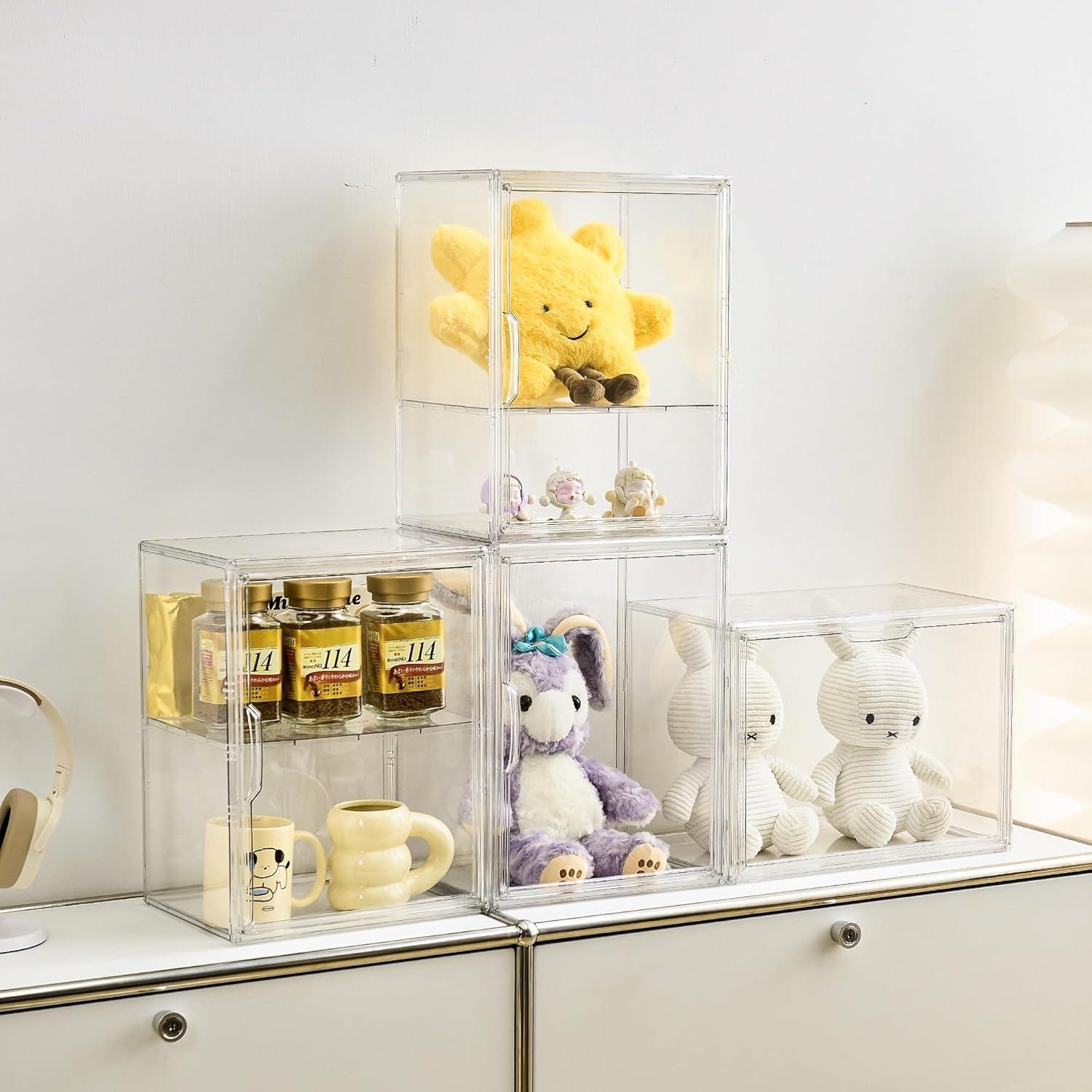 Caja de Exhibición Acrílica Grande Lifelongpal con Divisor Removible