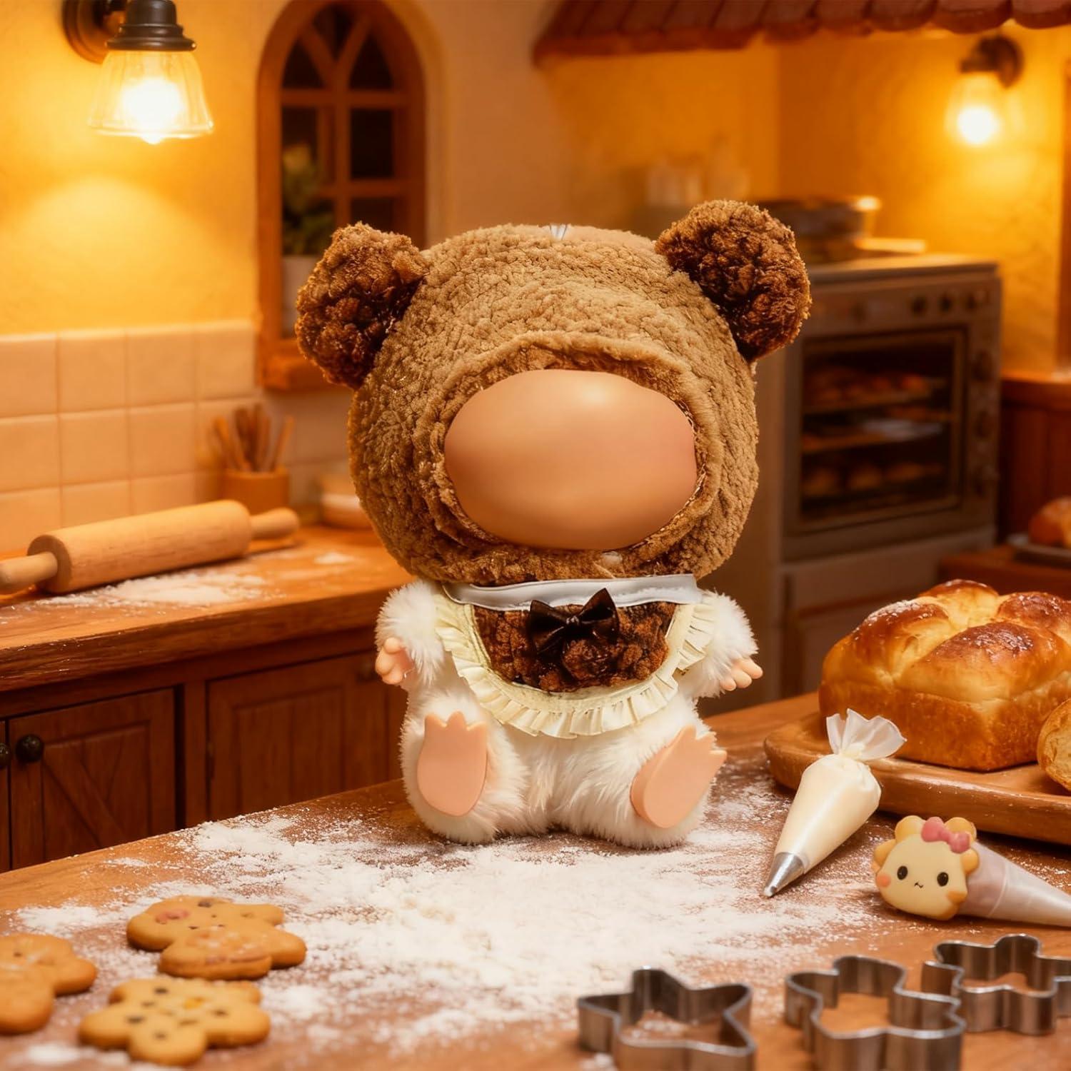 Conjunto de Ropa para Muñecas 17cm Labubu - Sudadera y Falda