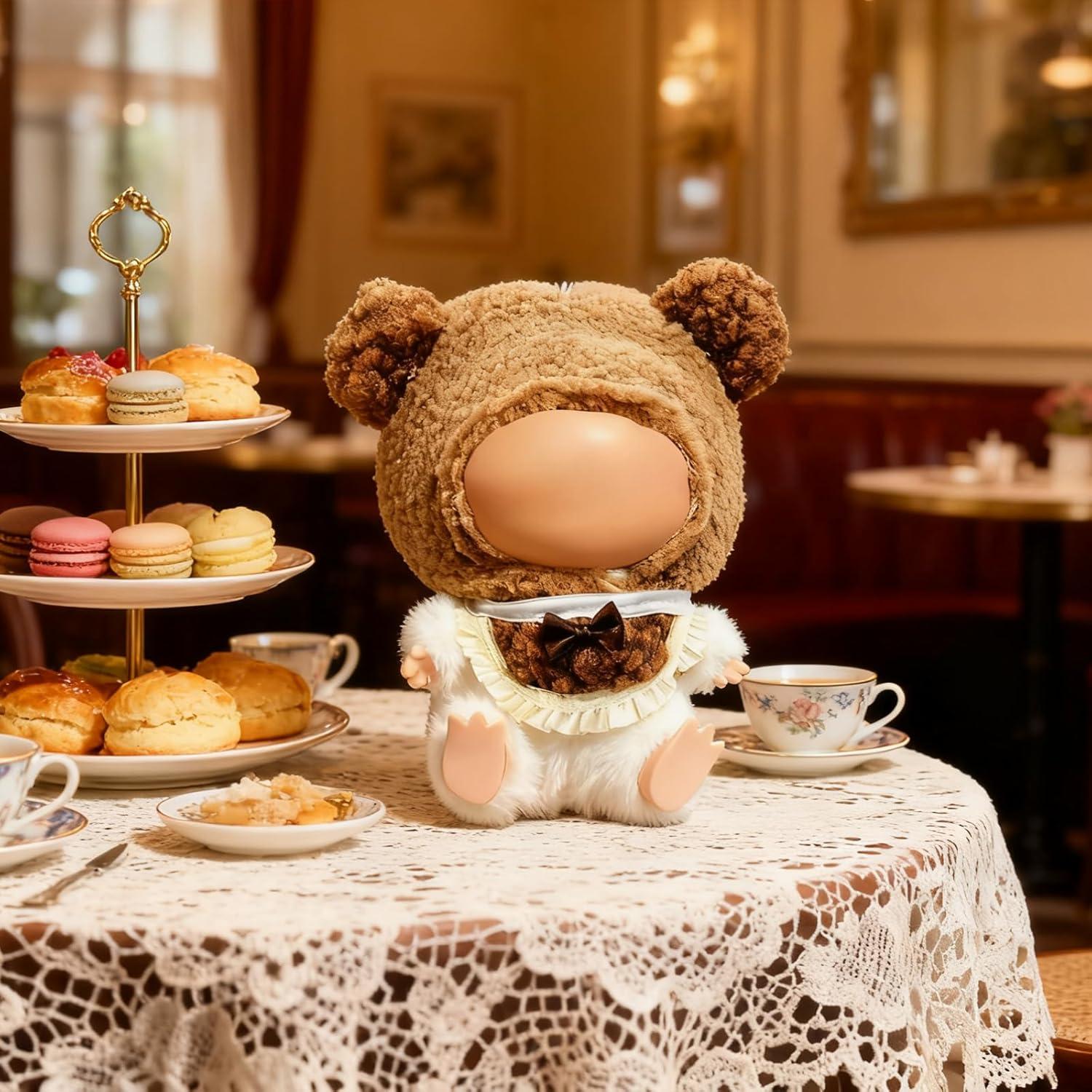 Conjunto de Ropa para Muñecas 17cm Labubu - Sudadera y Falda