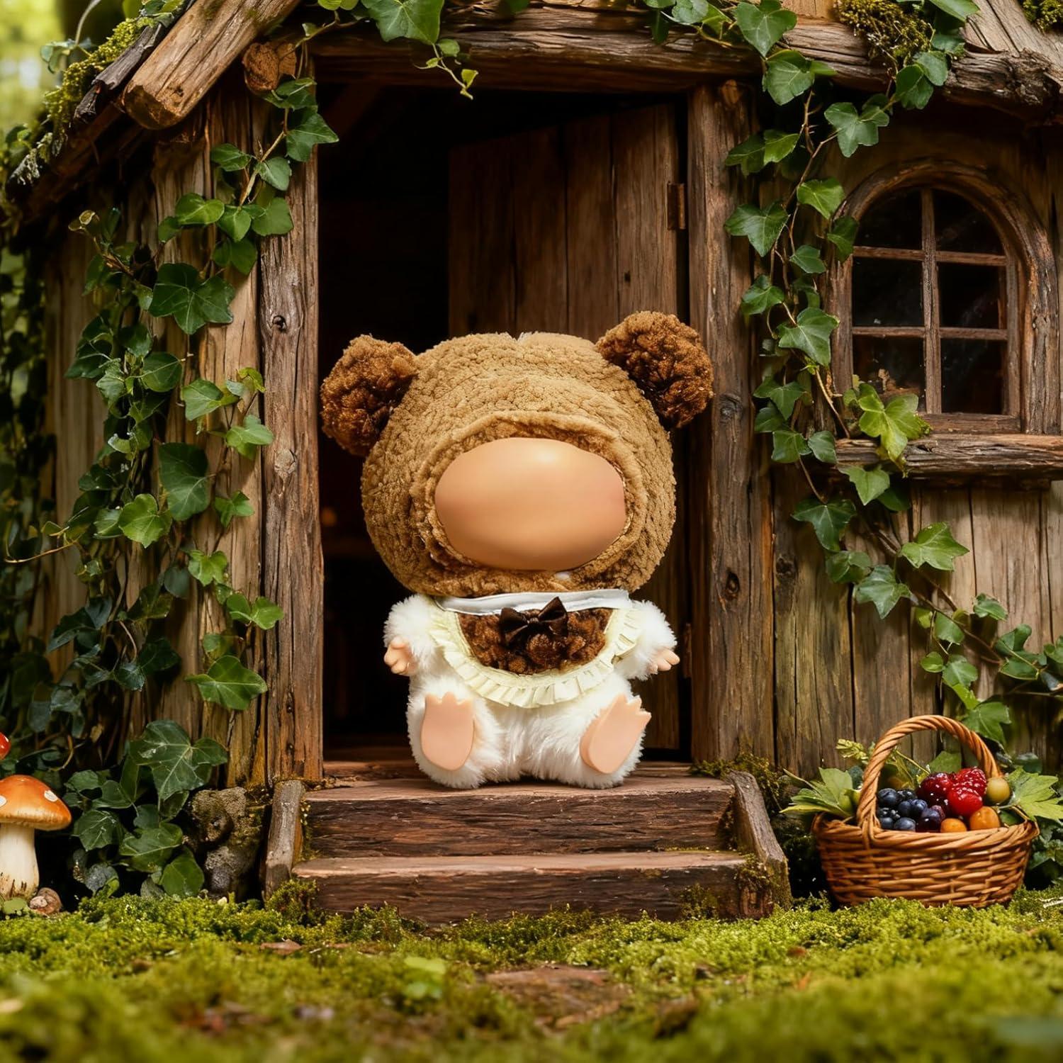 Conjunto de Ropa para Muñecas 17cm Labubu - Sudadera y Falda