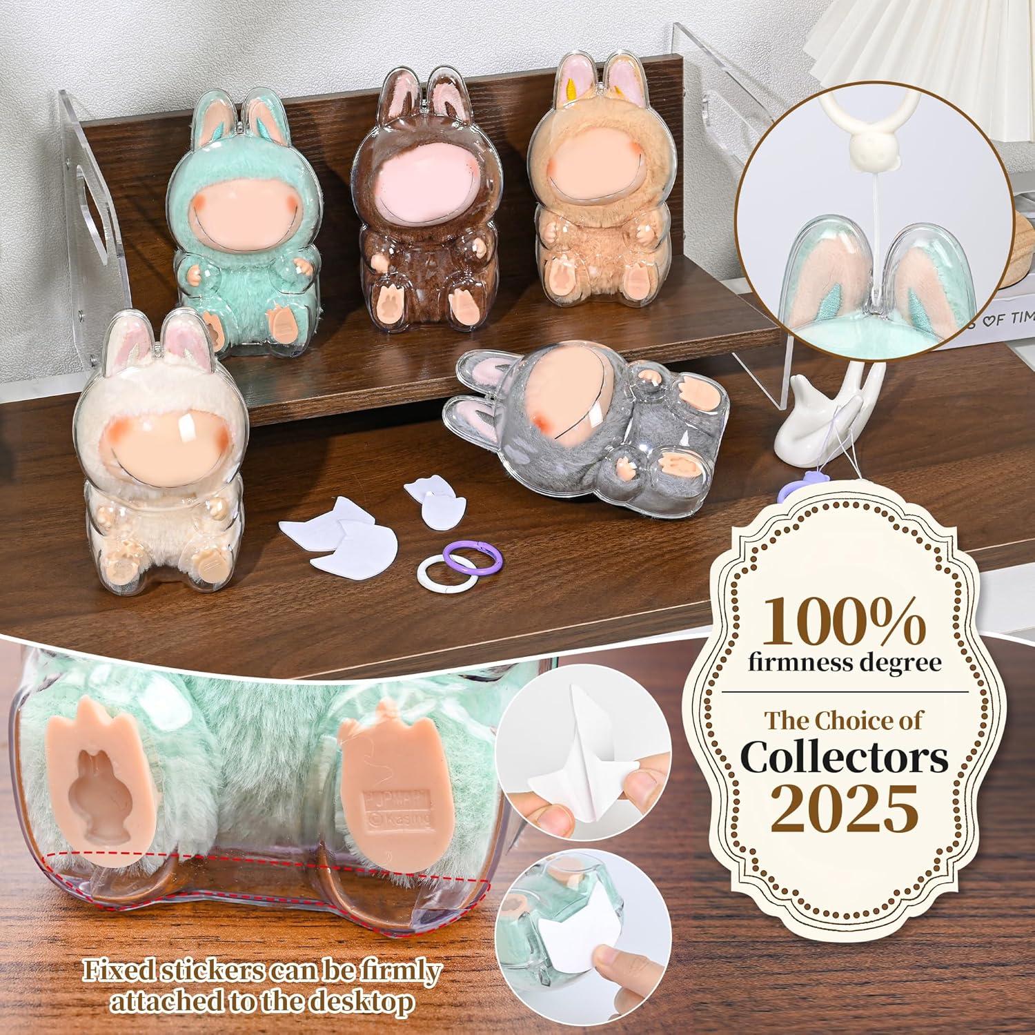 Paquete de 2 Fundas Protectores Transparentes LABUBU