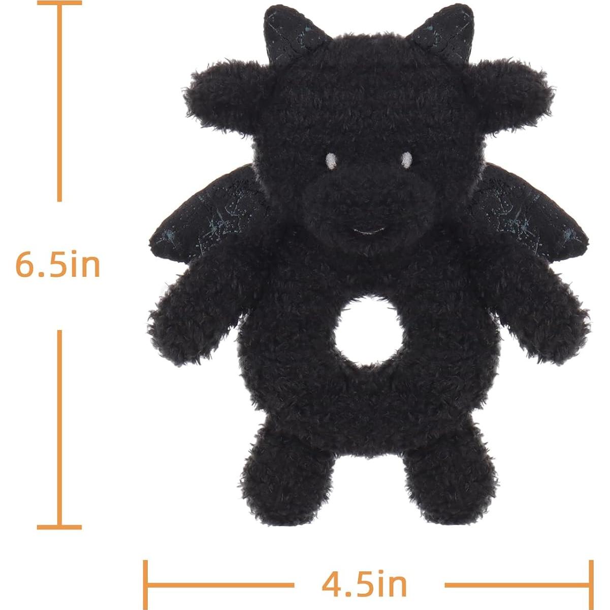 Sonajero de Cordero Albaricoque Negro 12.2 cm para Bebés