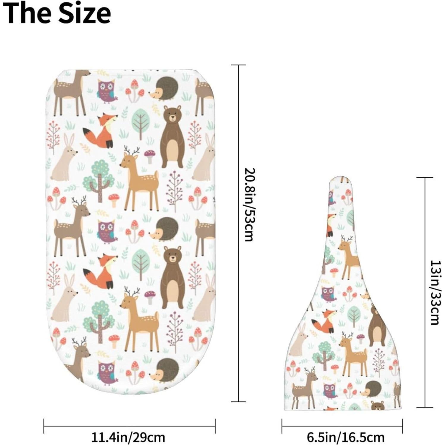 Manta Envoltoria Sozzjile Ciervo para Bebés 90x90 cm