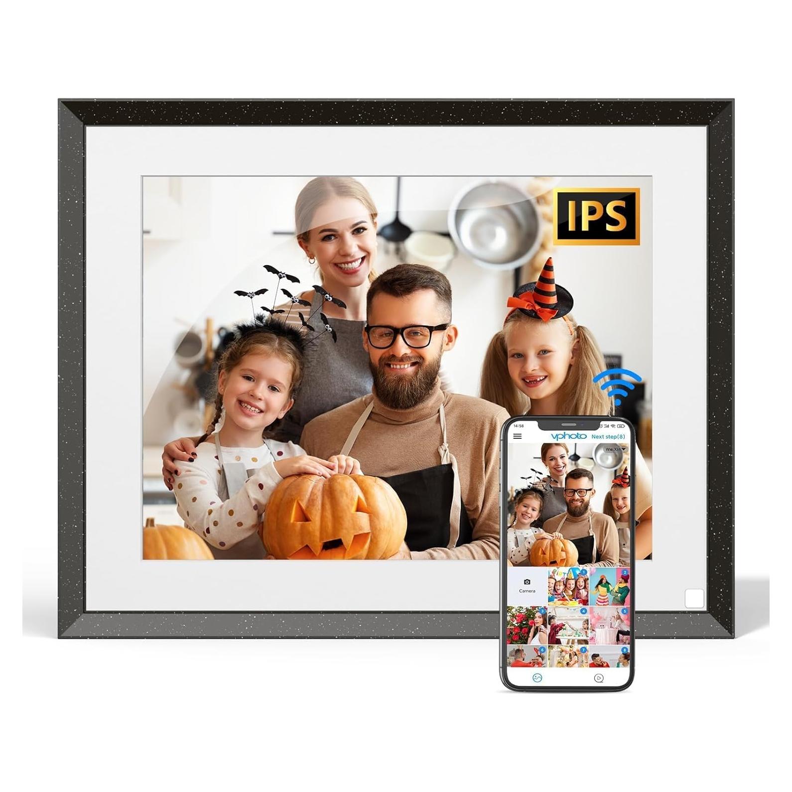 Marco de Fotos Digital Wi-Fi PWOSUN 9.7" 32GB Pantalla Táctil