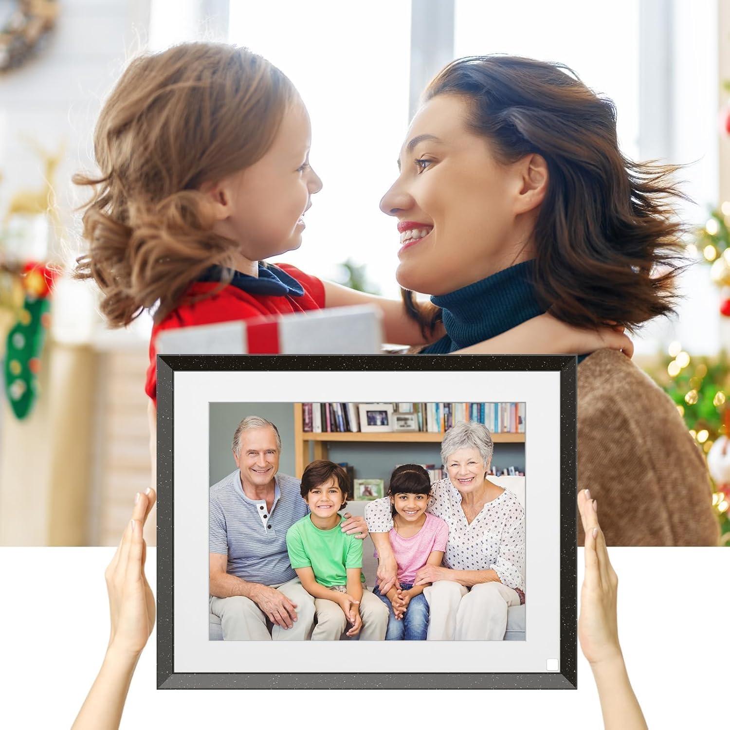 Marco de Fotos Digital Wi-Fi PWOSUN 9.7" 32GB Pantalla Táctil