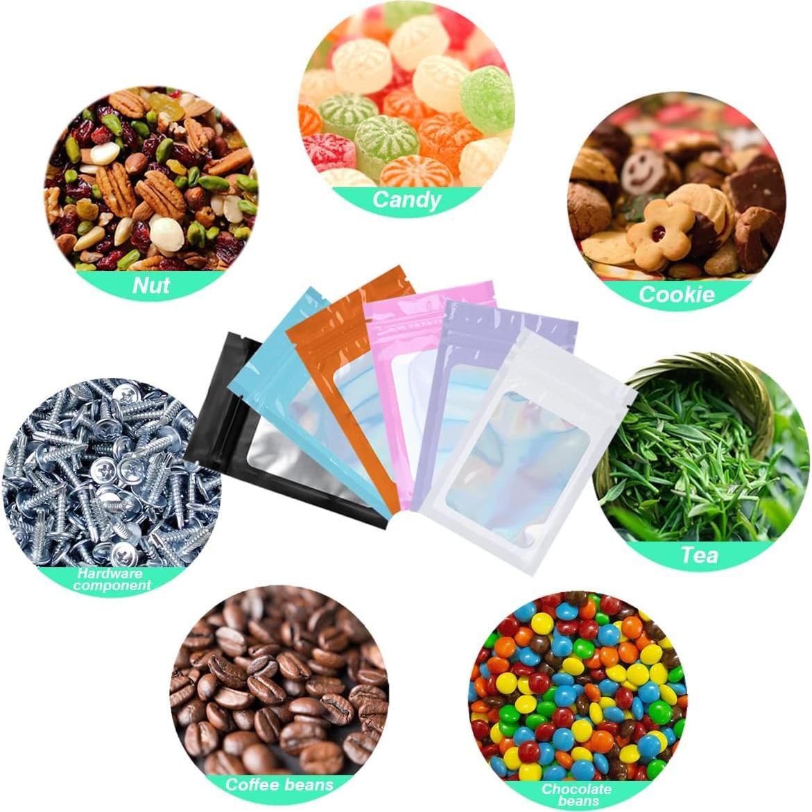 200 Bolsas Holográficas Reutilizables DOSEWART 3x11.8cm