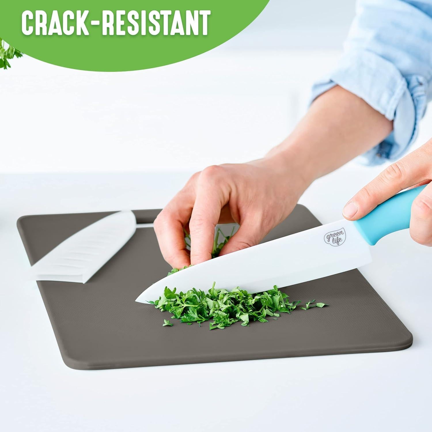 Juego de Tablas de Cortar GreenLife 20x30 cm y 25x35 cm Gris