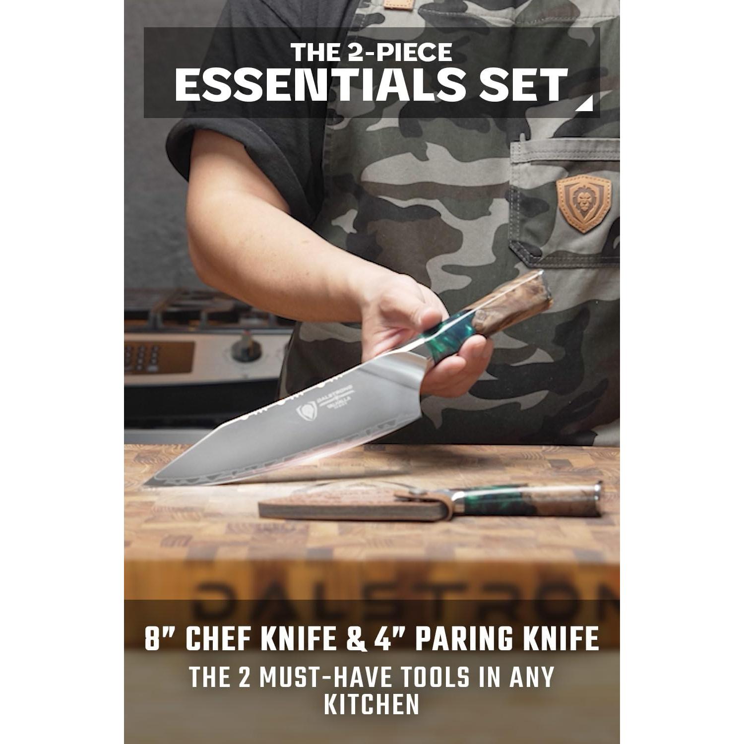 Conjunto de cuchillos Dalstrong 2 piezas - Chef 20 cm y Pelar 10 cm