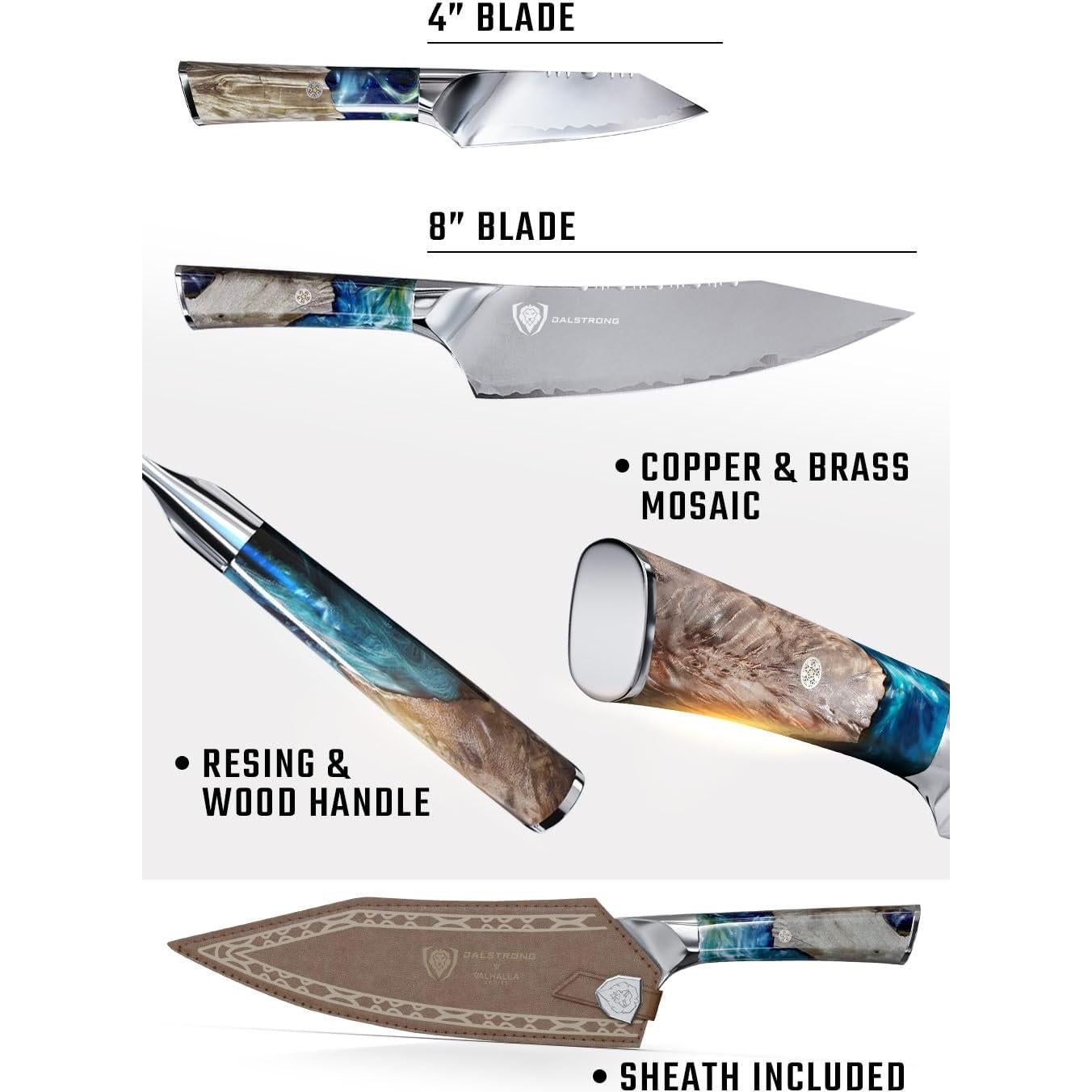 Conjunto de cuchillos Dalstrong 2 piezas - Chef 20 cm y Pelar 10 cm