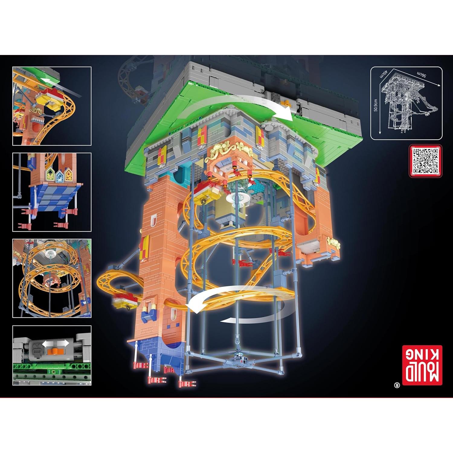 Conjunto de Bloques de Construcción Mould King 2584 Piezas Castillo