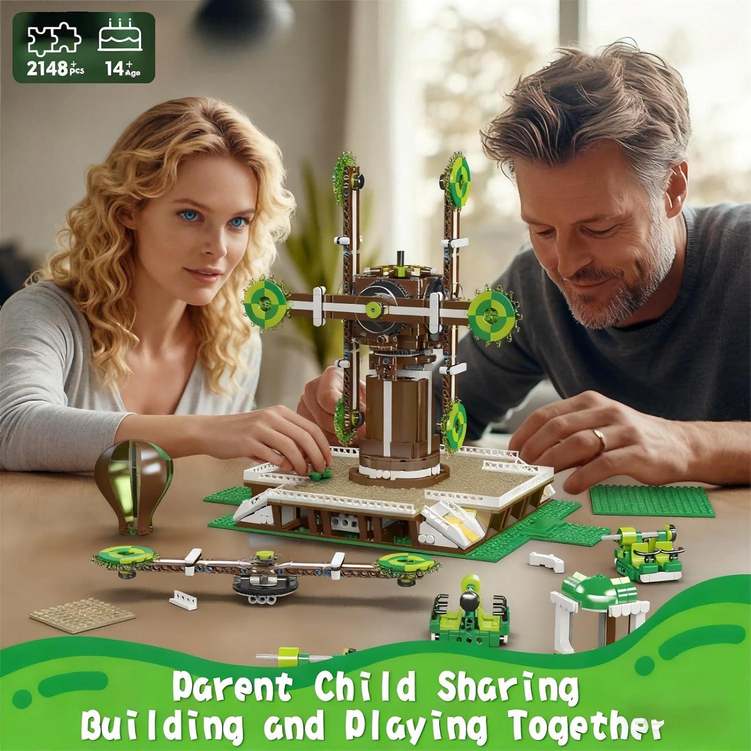 Set de Construcción Mould King 11026 - Molino de Viento 2148 Piezas