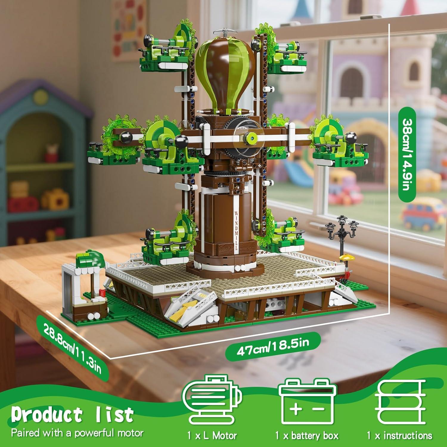 Set de Construcción Mould King 11026 - Molino de Viento 2148 Piezas