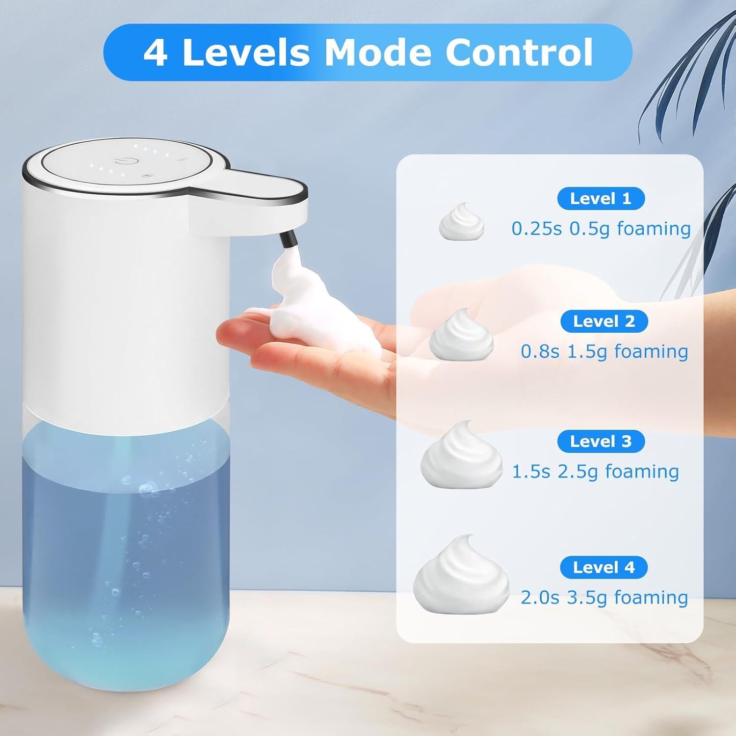 Paquete de 2 dispensadores de jabón espumoso VZZNN 400ml