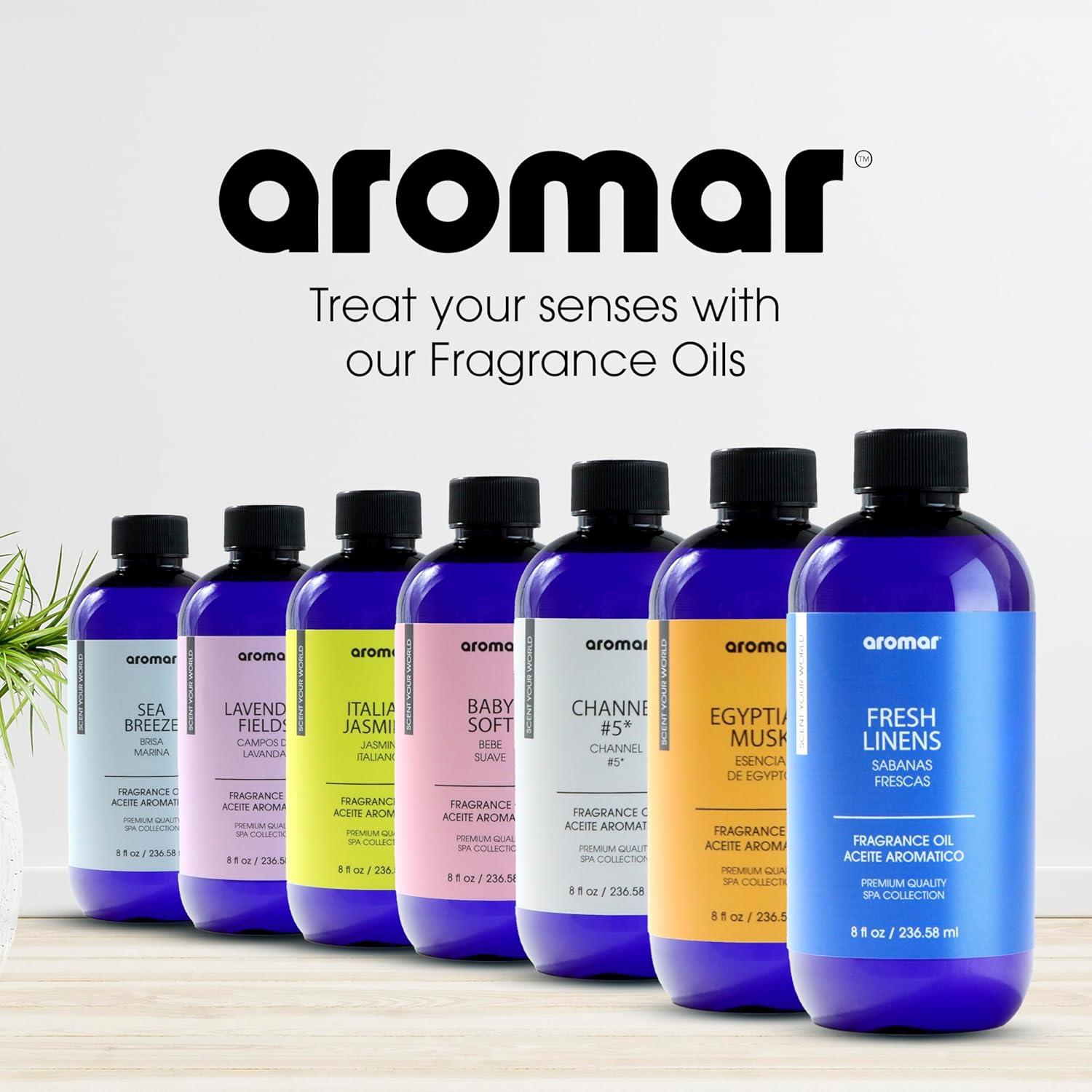 AROMAR Aceite Esencial Premium 4 Pack 240ml Aromaterapia