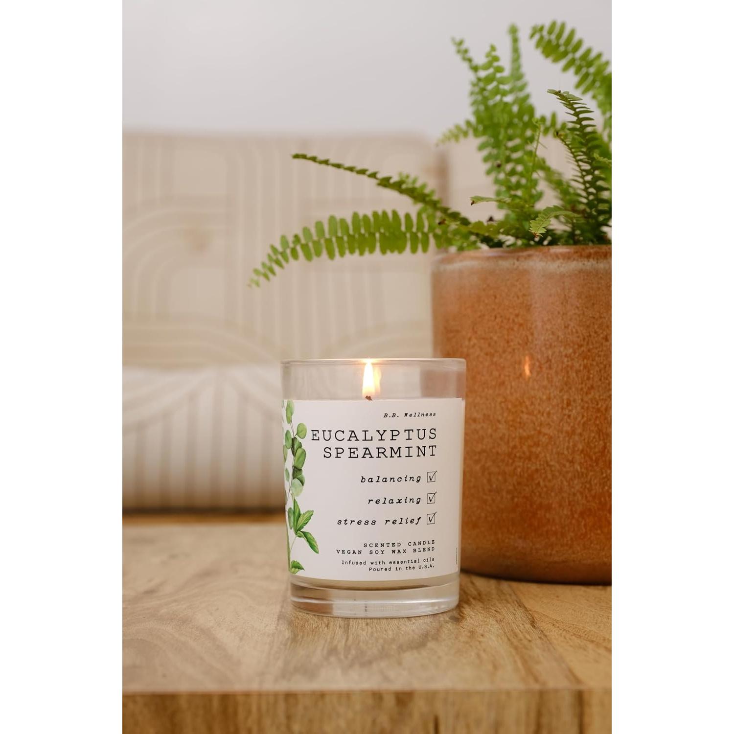 Cera de Soja Vegana Leoben Eucalipto Menta 255g 40h