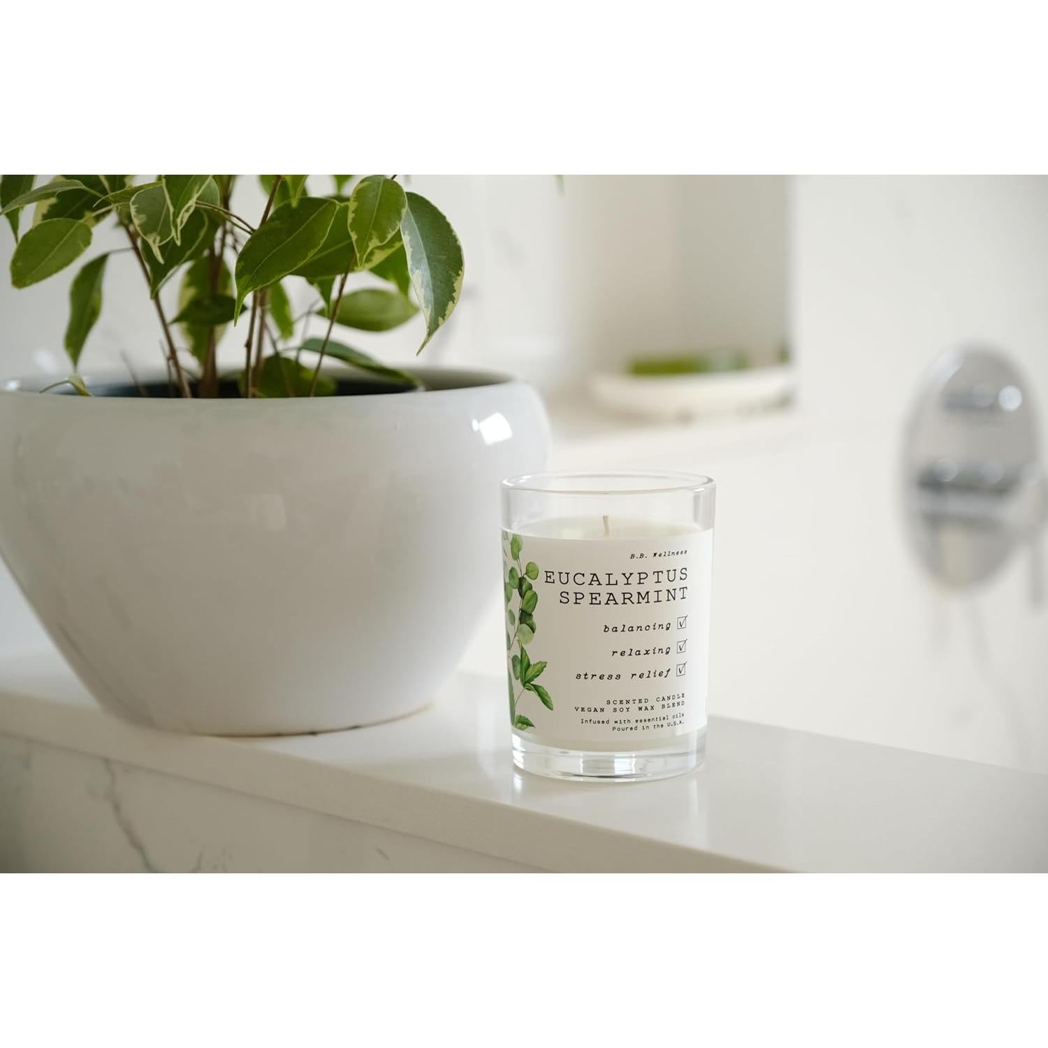 Cera de Soja Vegana Leoben Eucalipto Menta 255g 40h