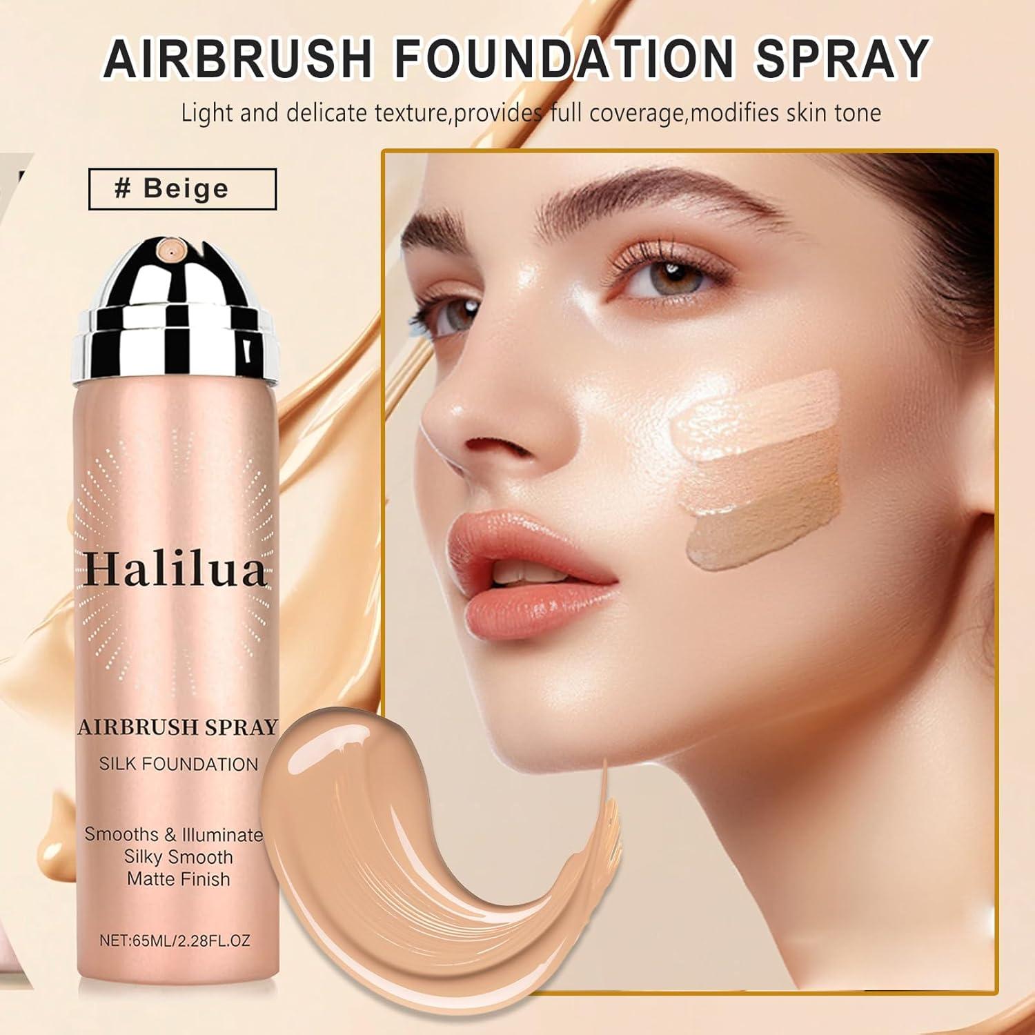 Spray Base de Maquillaje Airbrush Firstfly Beige 132g