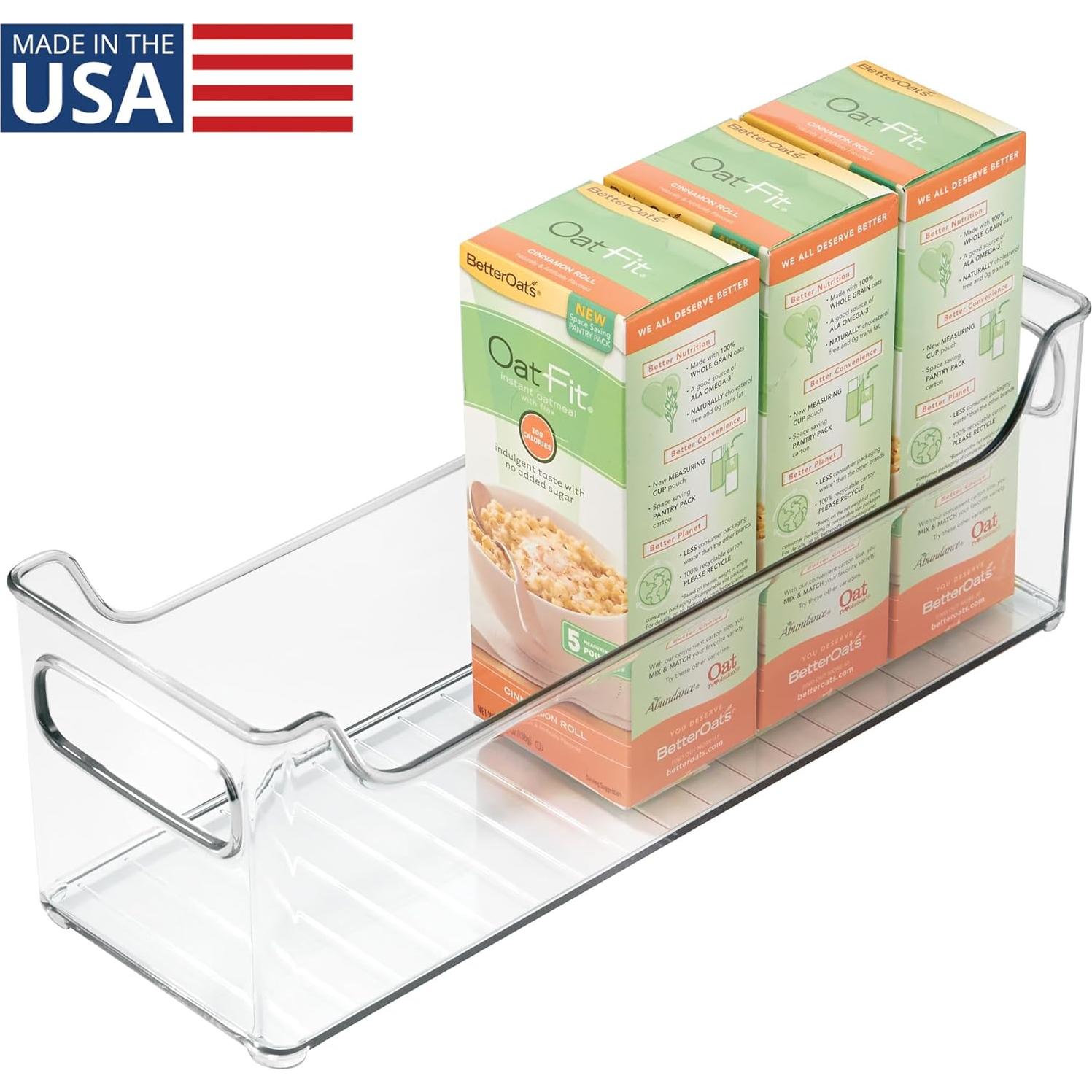 Contenedor de Plástico Apilable iDesign para Nevera 36.8x12.7x12.7 cm