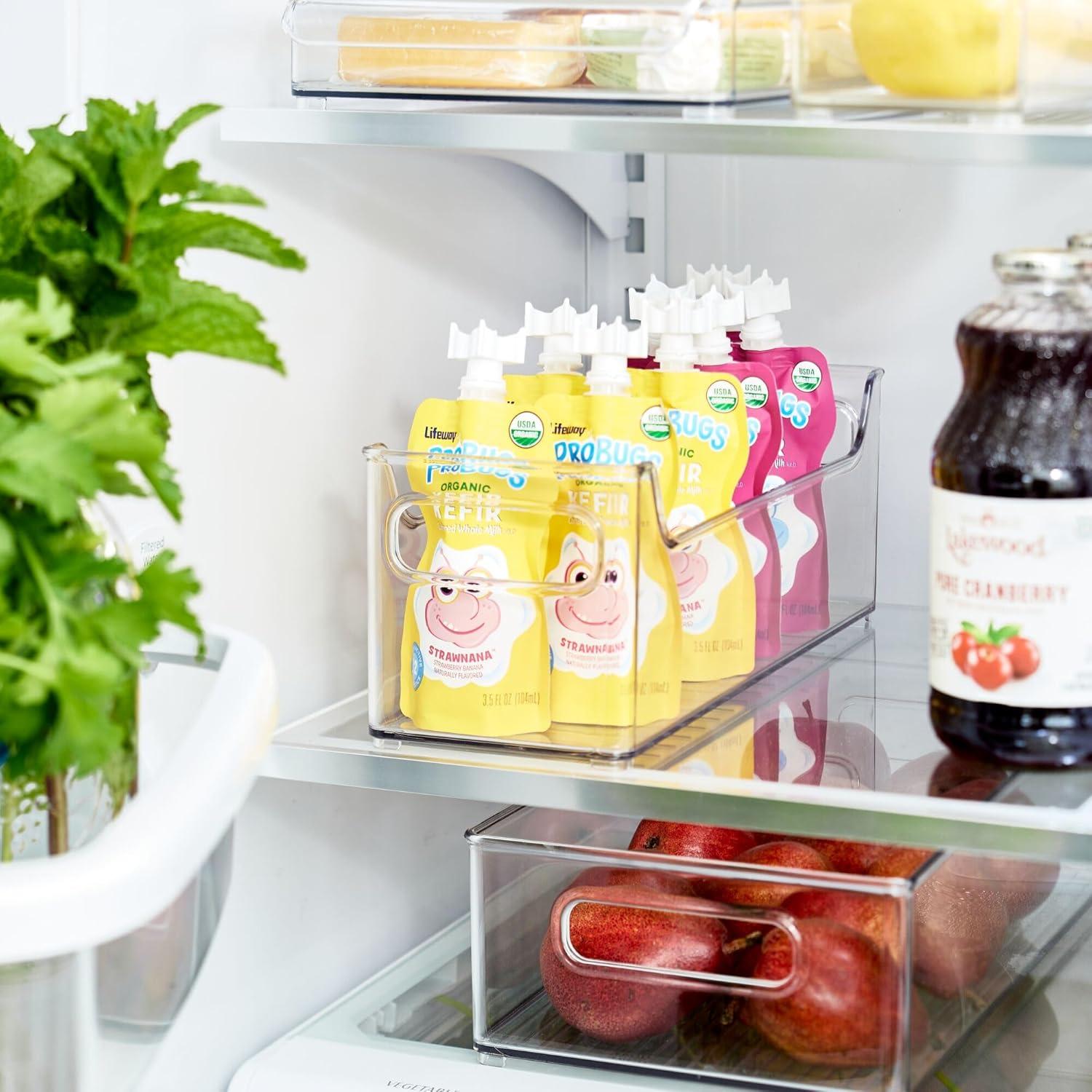 Contenedor de Plástico Apilable iDesign para Nevera 36.8x12.7x12.7 cm