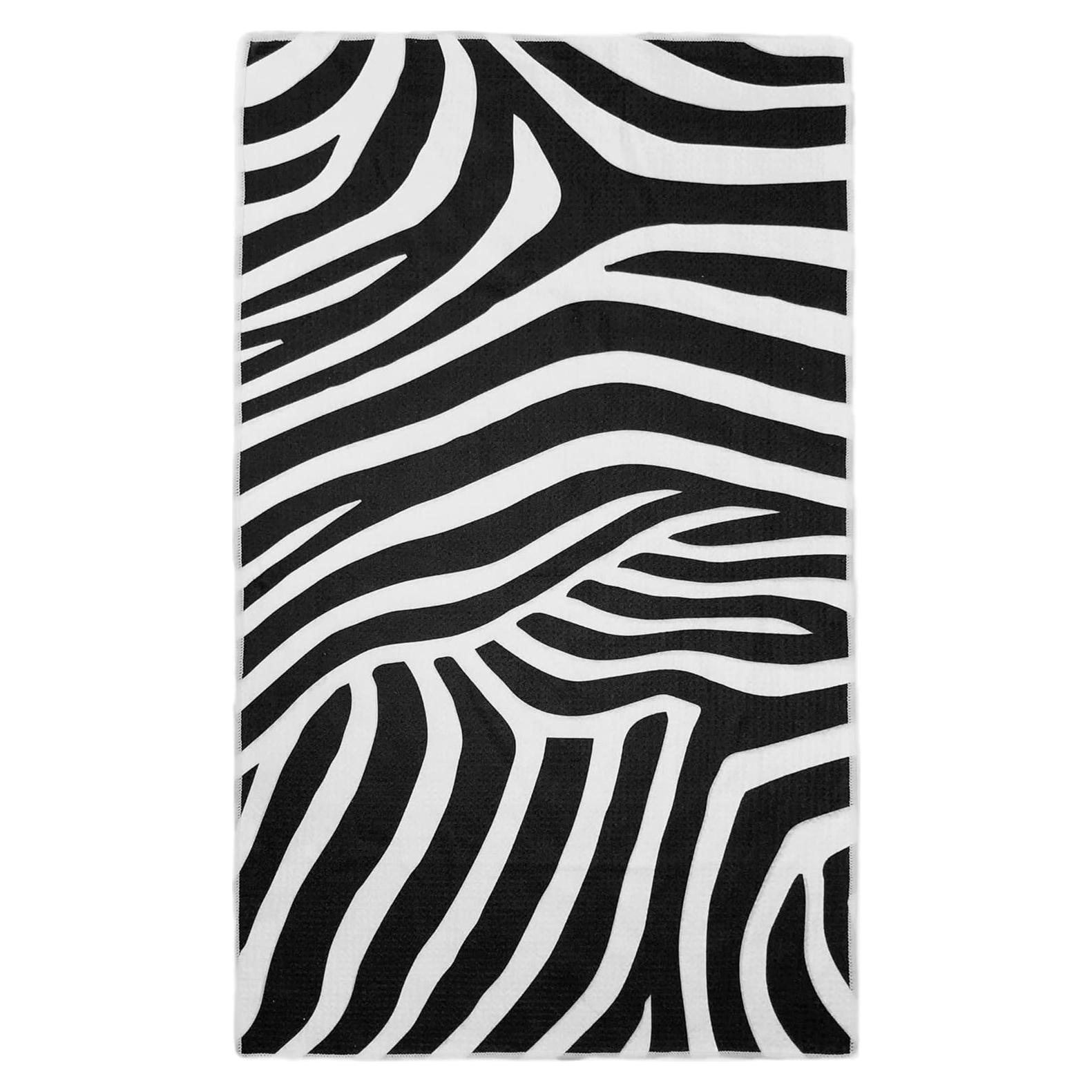 Toallas de cocina Arbioli microfibra 45.72x76.2 cm rayas negras