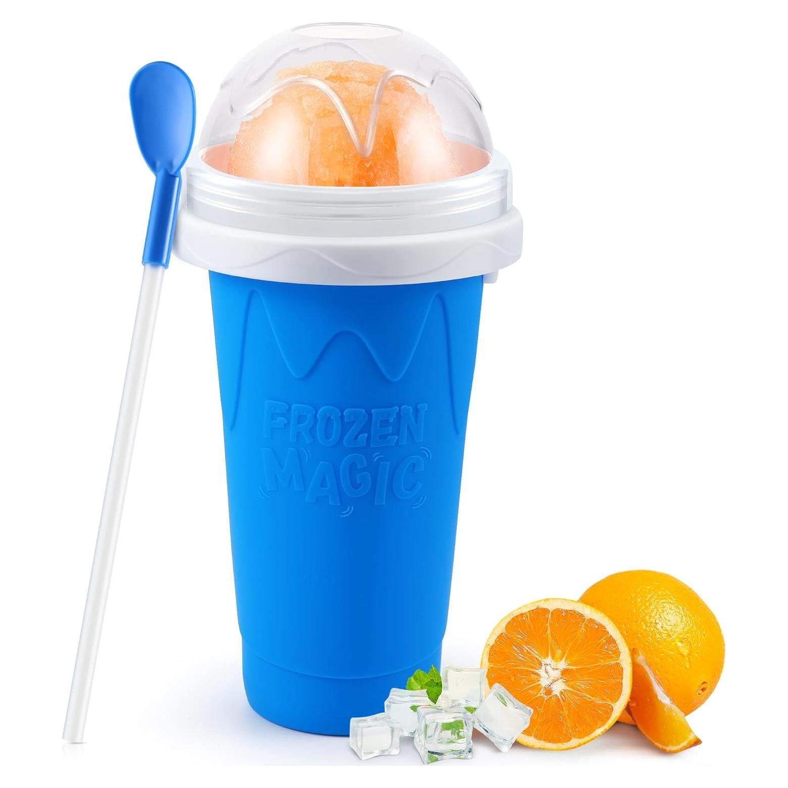 Taza Hacedora de Slushie RELPOM Azul 350ml - Smoothies Rápidos