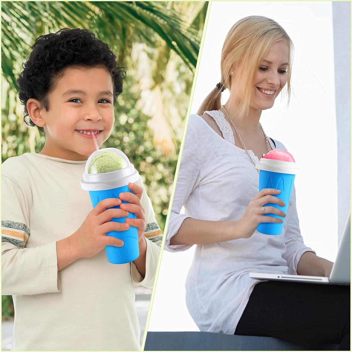 Taza Hacedora de Slushie RELPOM Azul 350ml - Smoothies Rápidos