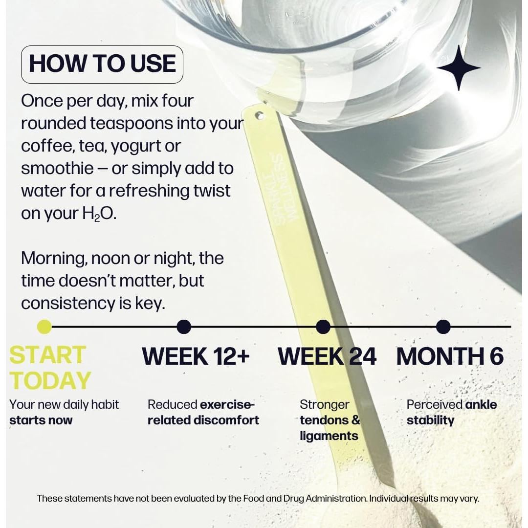 Suplemento de Colágeno Sparkle Wellness 30 Porciones Limonada