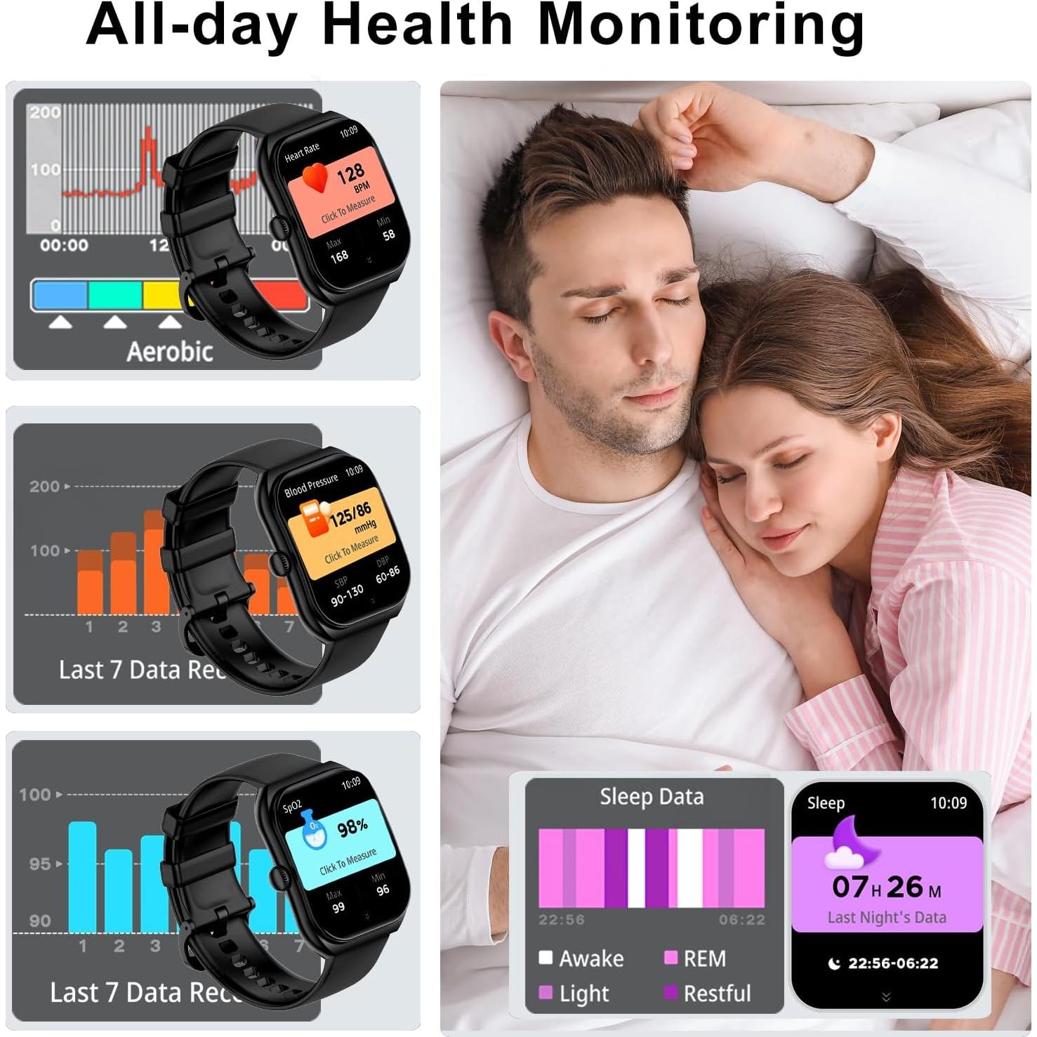 Reloj Inteligente OICIIDO Z172 Pantalla HD 2.01" Negro