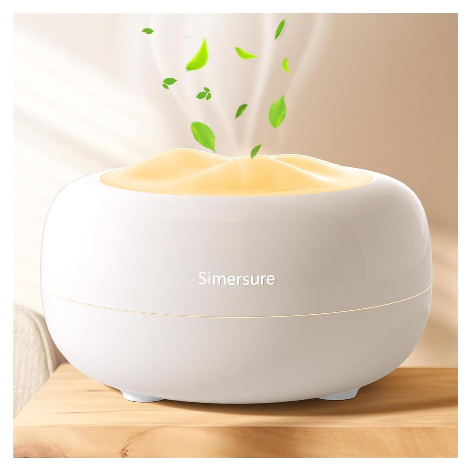 Difusor de Aceite Esencial SimerSure 370ml Ultrasónico Blanco