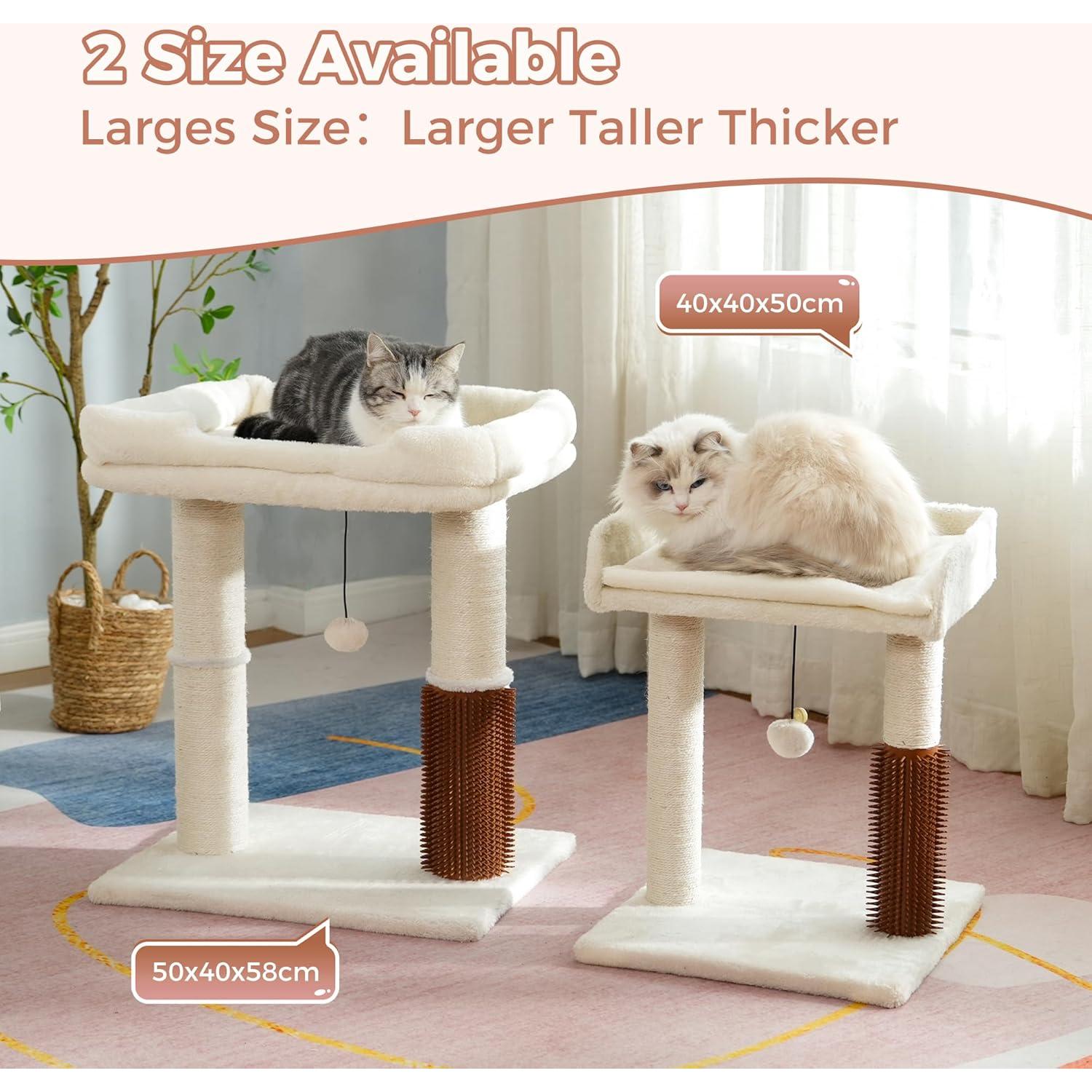 Torre Rascador para Gatos Pawfessor Grande Beige 50x39.9 cm