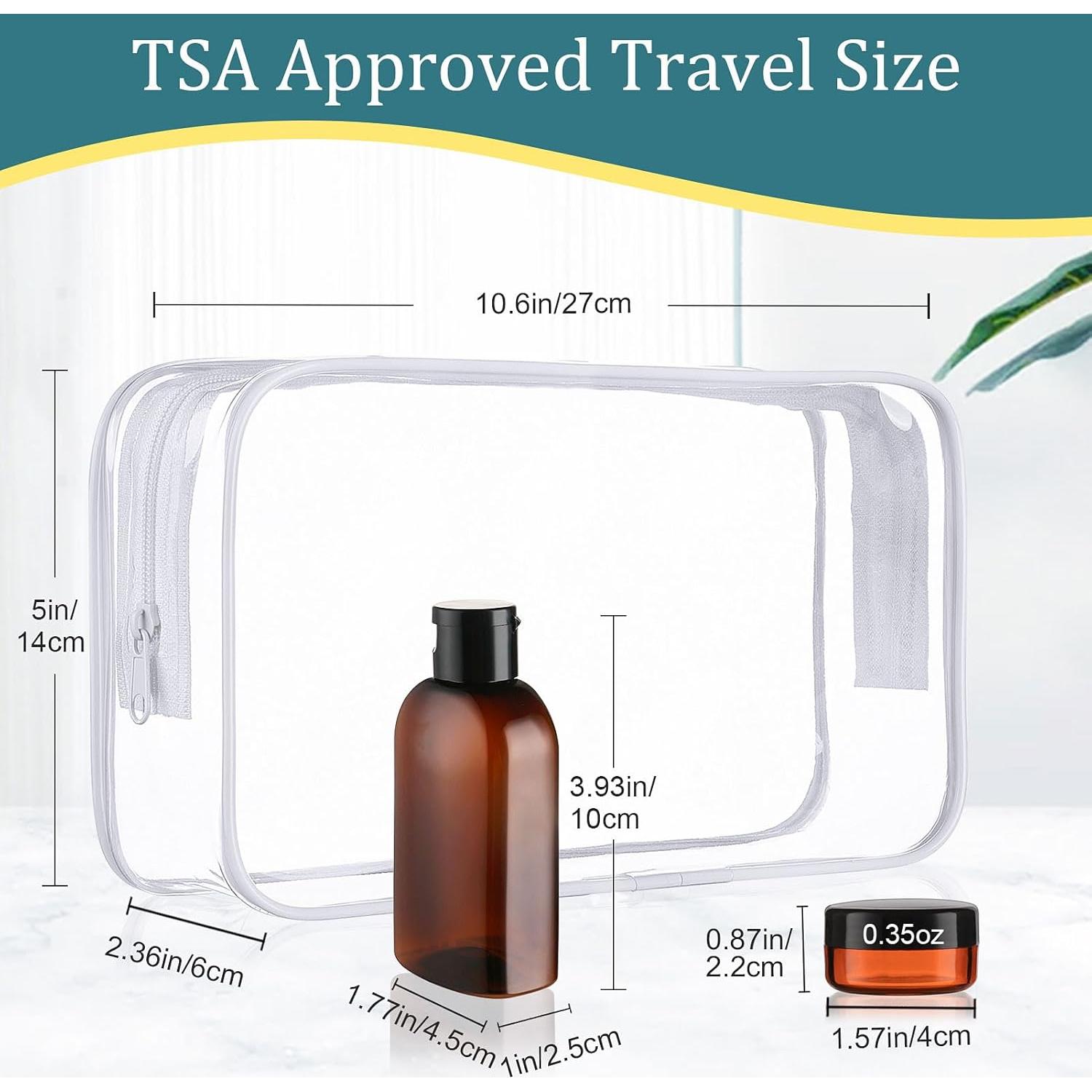 Botellas de Viaje Cosywell 10PCS 100ml Aprobadas por TSA