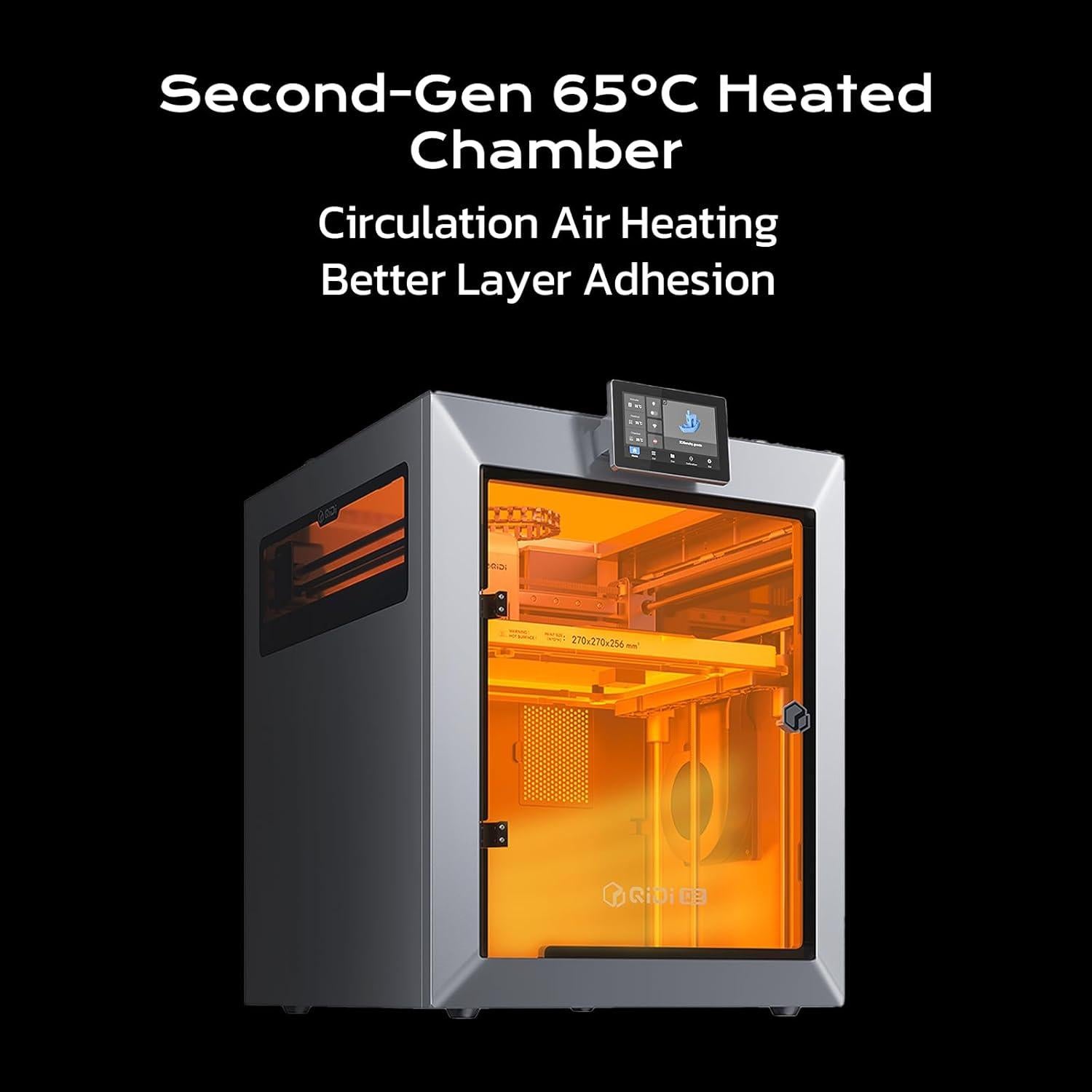 Impresora 3D QIDI Q2 FDM Cerrada con Cámara Calentada 65°C