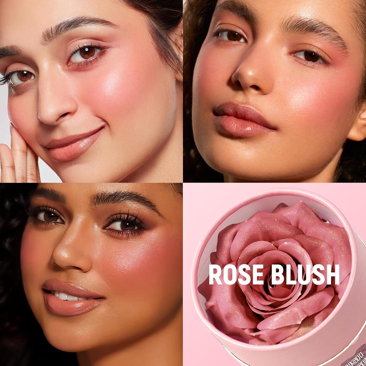 Rubor Crema a Polvo HOSAILY Durazno Bebé 3D - Acabado Natural