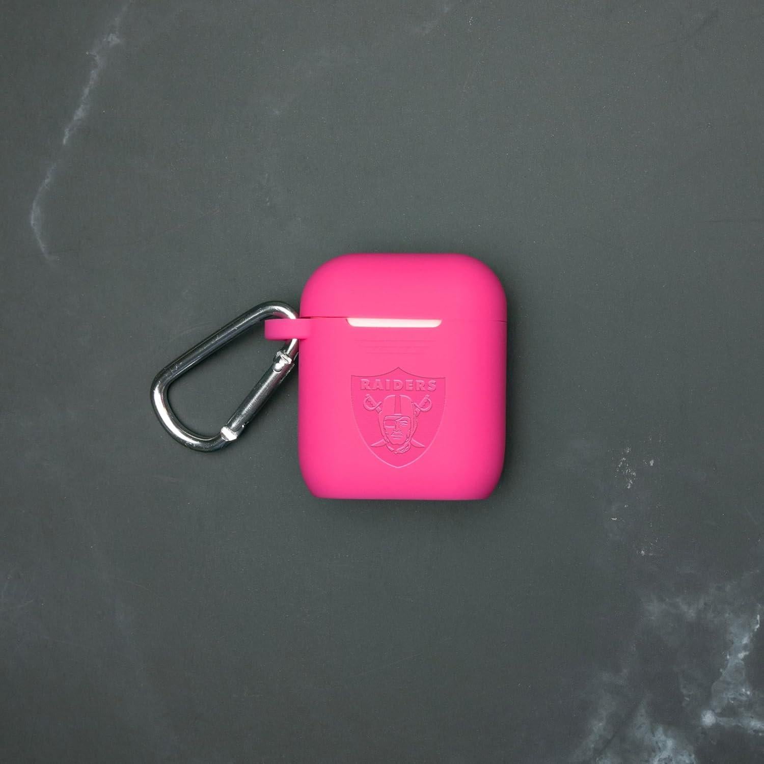 Funda de Silicona Rosa Game Time para AirPods Gen 1 y 2