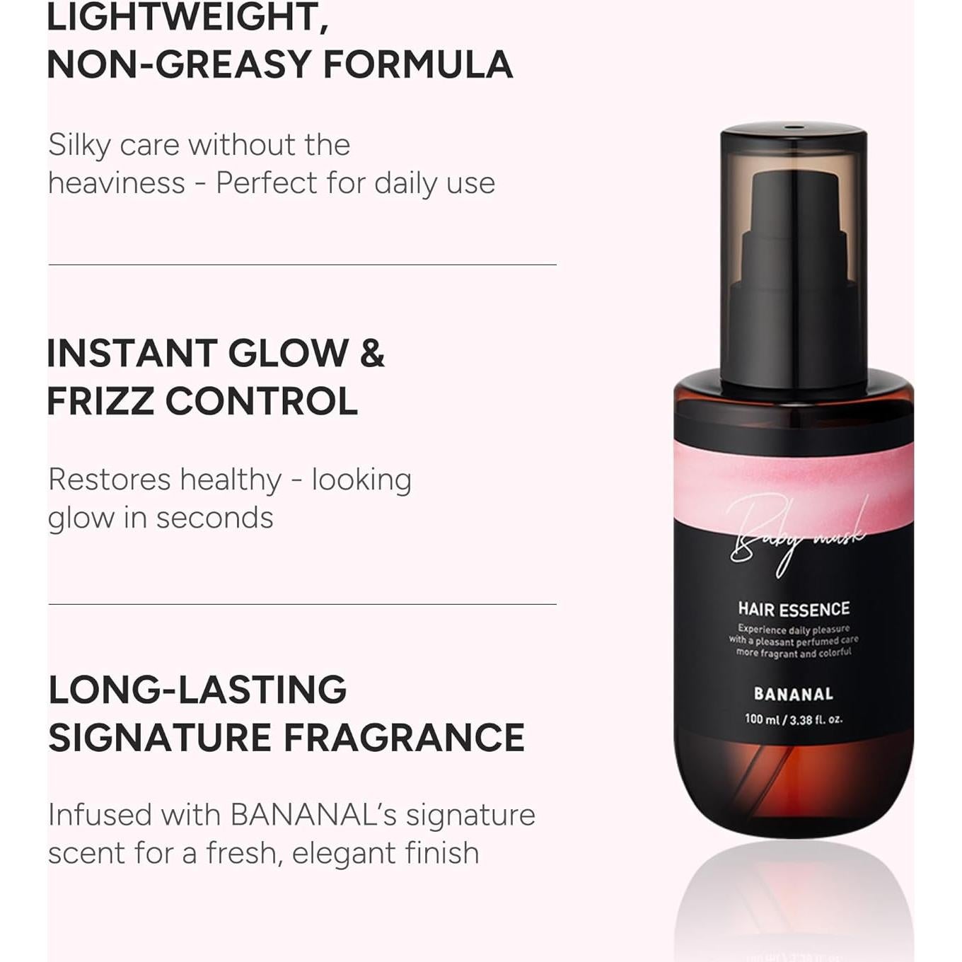 Aceite y Suero para Cabello Coreano 100ml - Brillo y Reparación