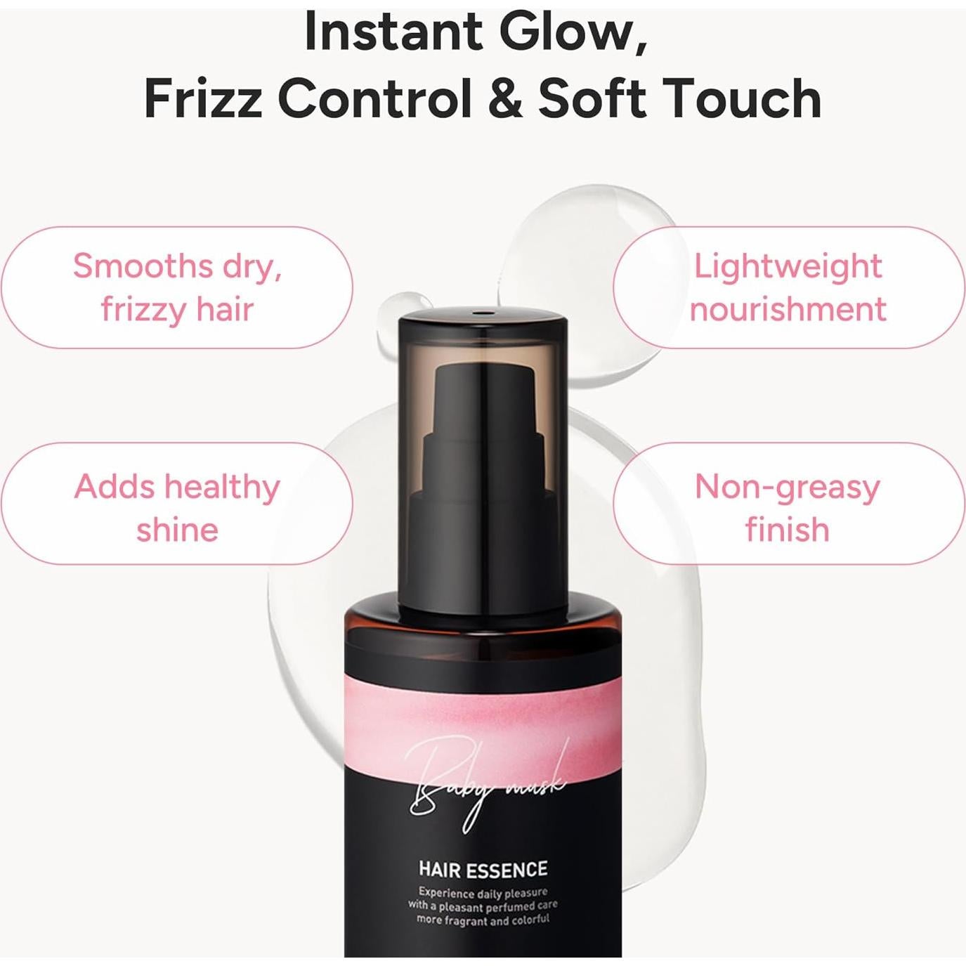 Aceite y Suero para Cabello Coreano 100ml - Brillo y Reparación