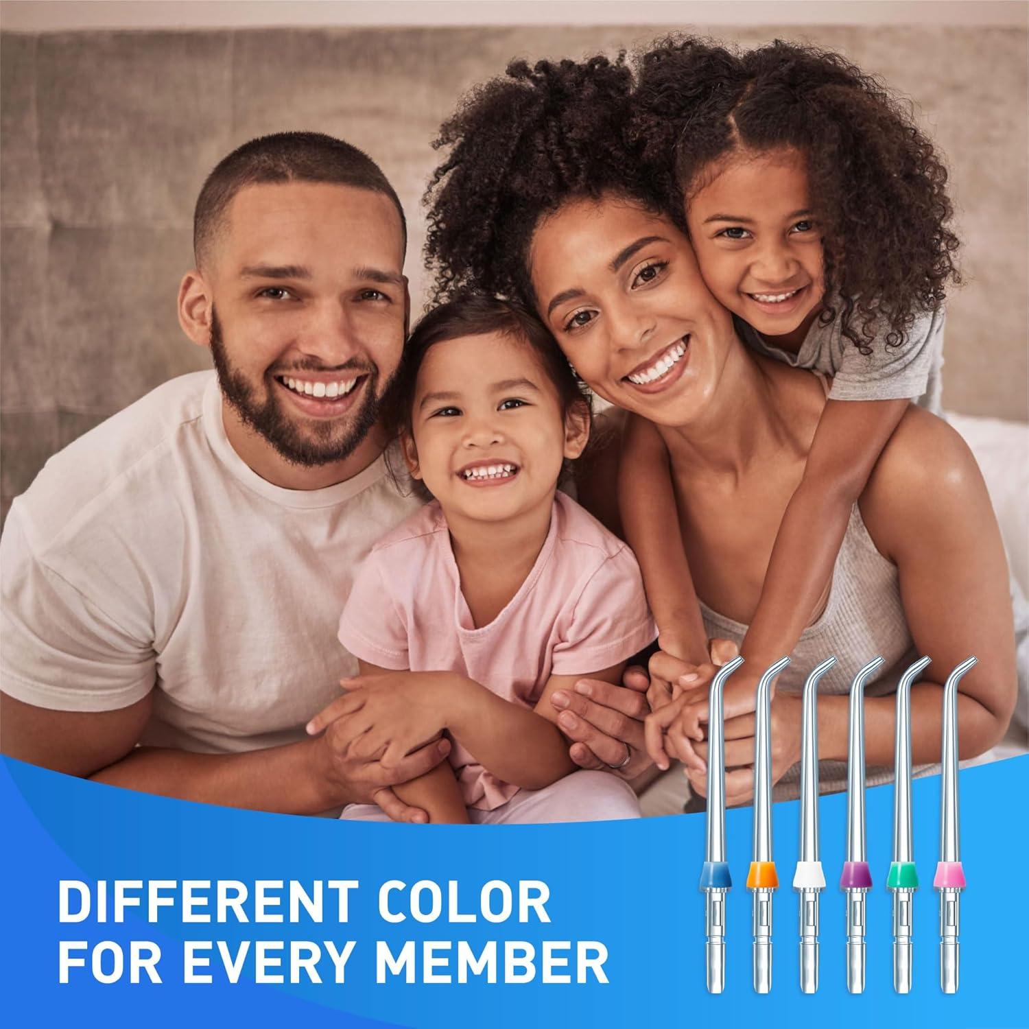 Cabezas de Reemplazo para Flosser de Agua Waterpik - 6 Consejos Clásicos